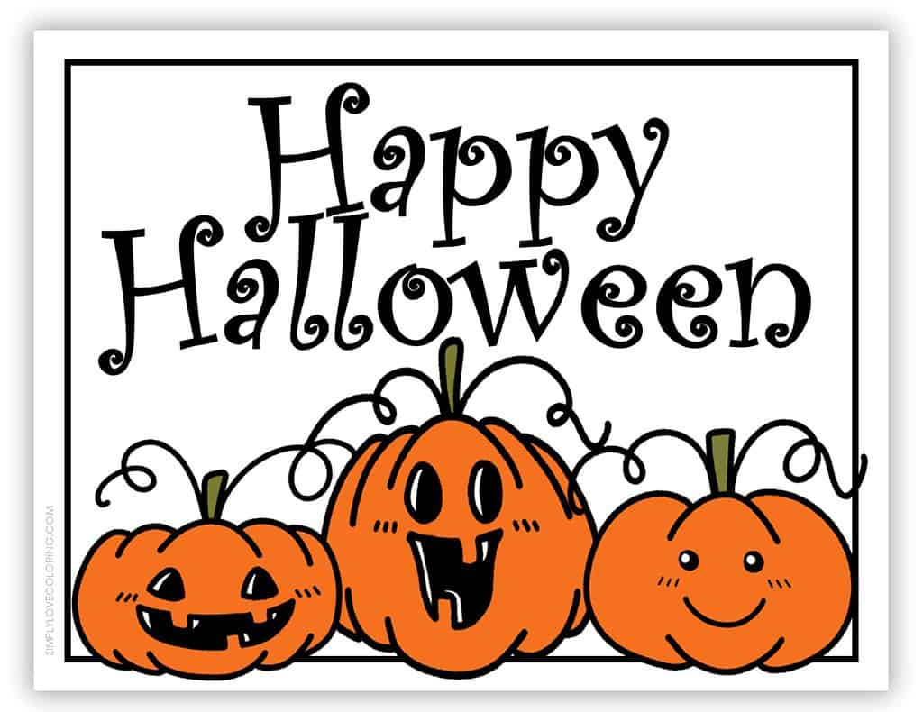 12 Happy Halloween Sign Printables (Free Pdf Downloads) - Simply regarding Printable Happy Halloween Sign