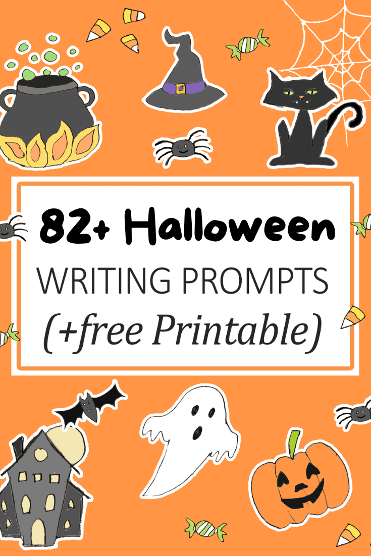 82+ Halloween Writing Prompts (+ Free Printable) | Imagine Forest inside Printable Halloween Writing Prompts
