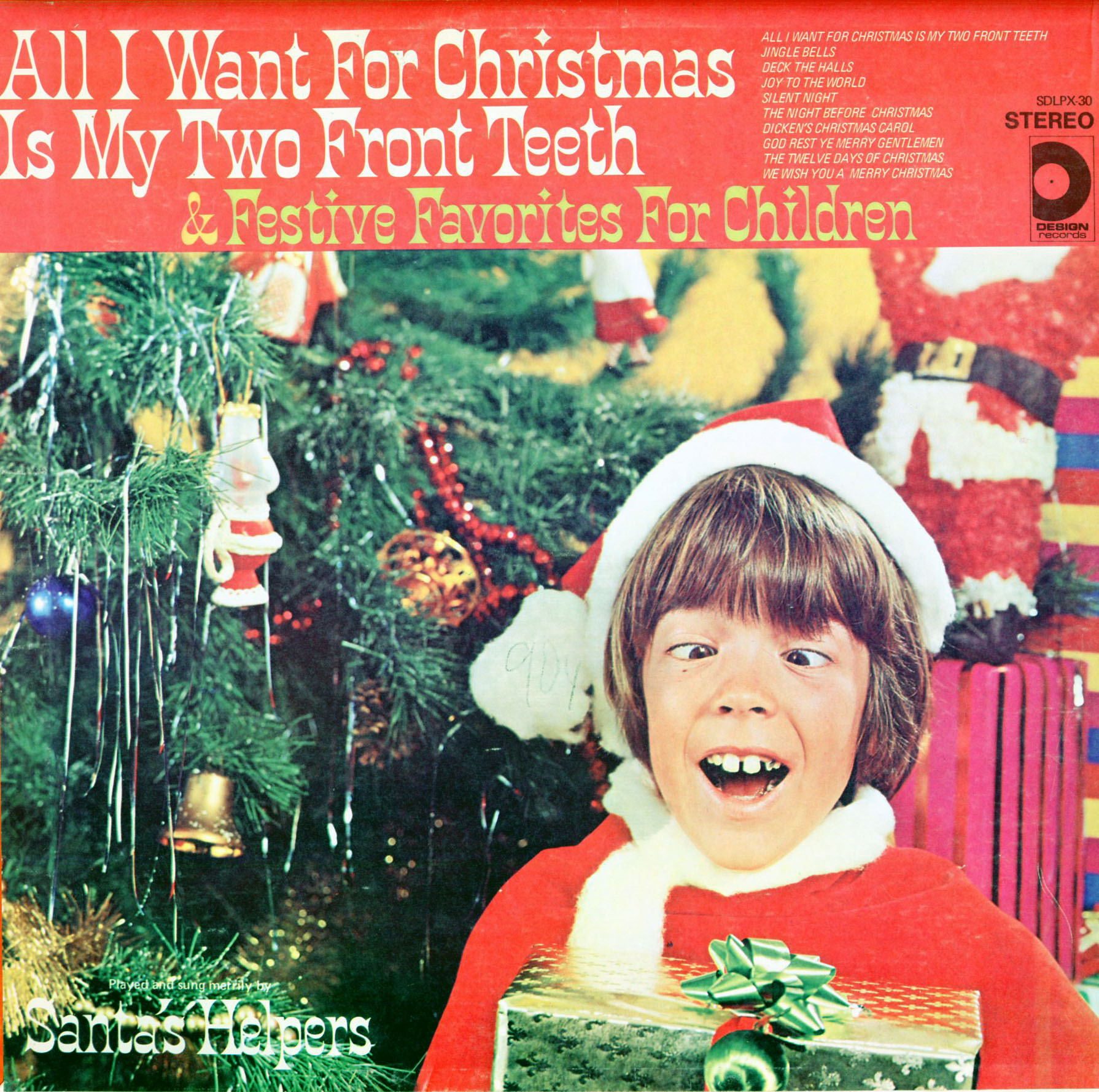 Cd - Santa&amp;#039;S Little Helpers All I Want For Christmas Is My Two Front Teeth for Printable All I Want for Christmas Is My Two Front Teeth Lyrics