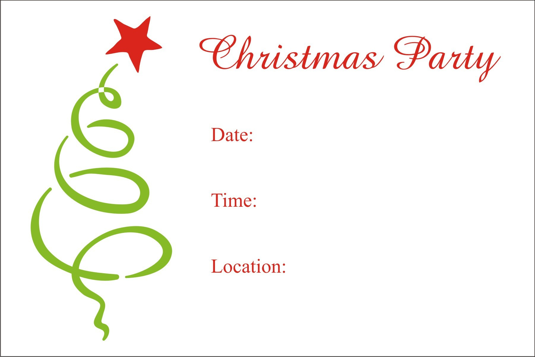Christmas Party Free Printable Holiday Invitation Personalized intended for Printable Christmas Party Invitations