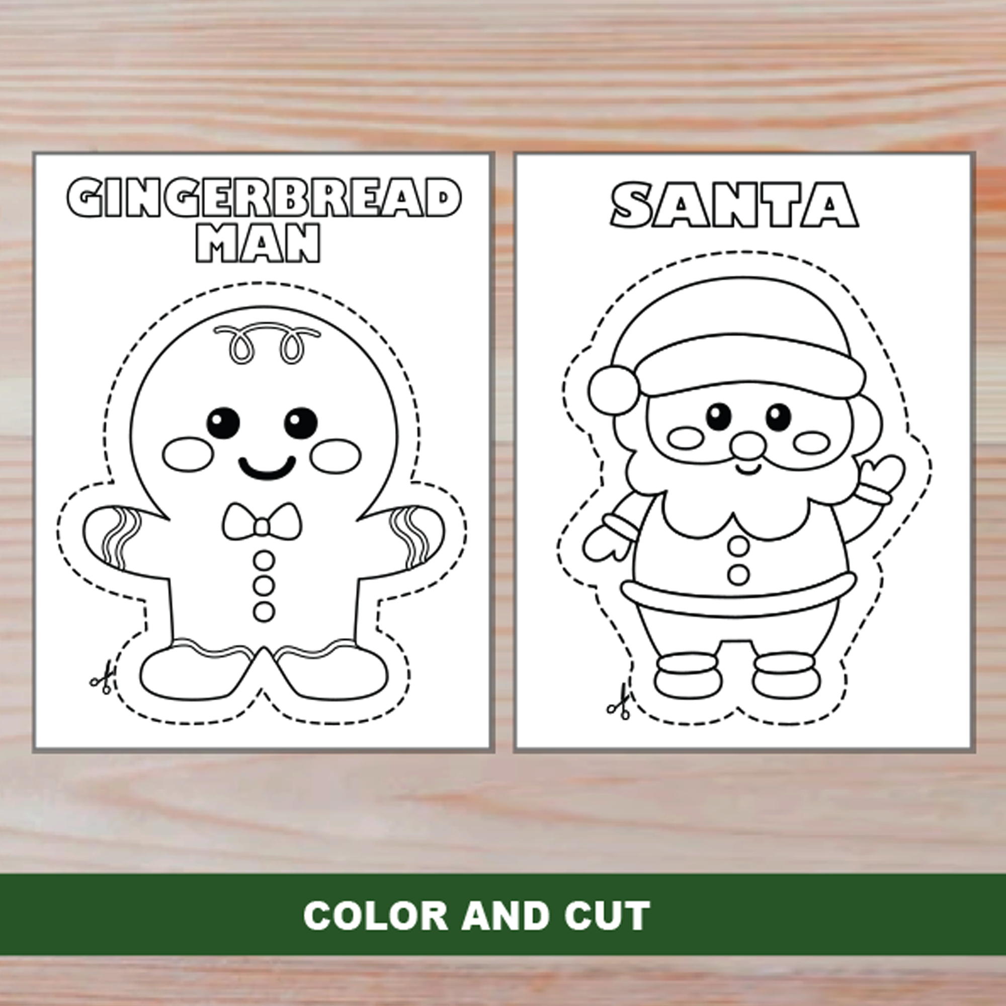 Christmas Scissor Skills | Santa'S Beard & Christmas Characters inside Christmas Cutting Skills Practice Printable