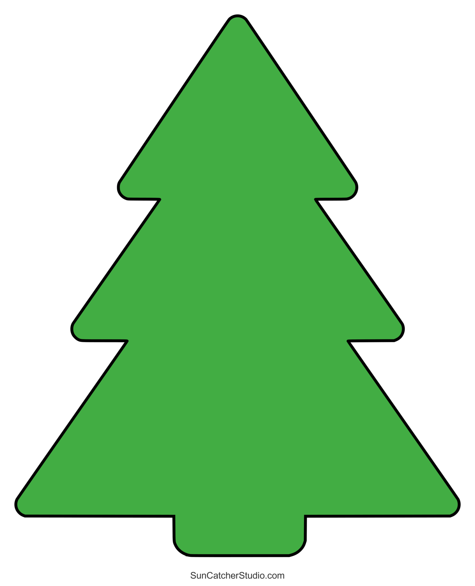 Christmas Tree Templates And Stencils (Free Printable Patterns with Large Christmas Tree Templates Printable