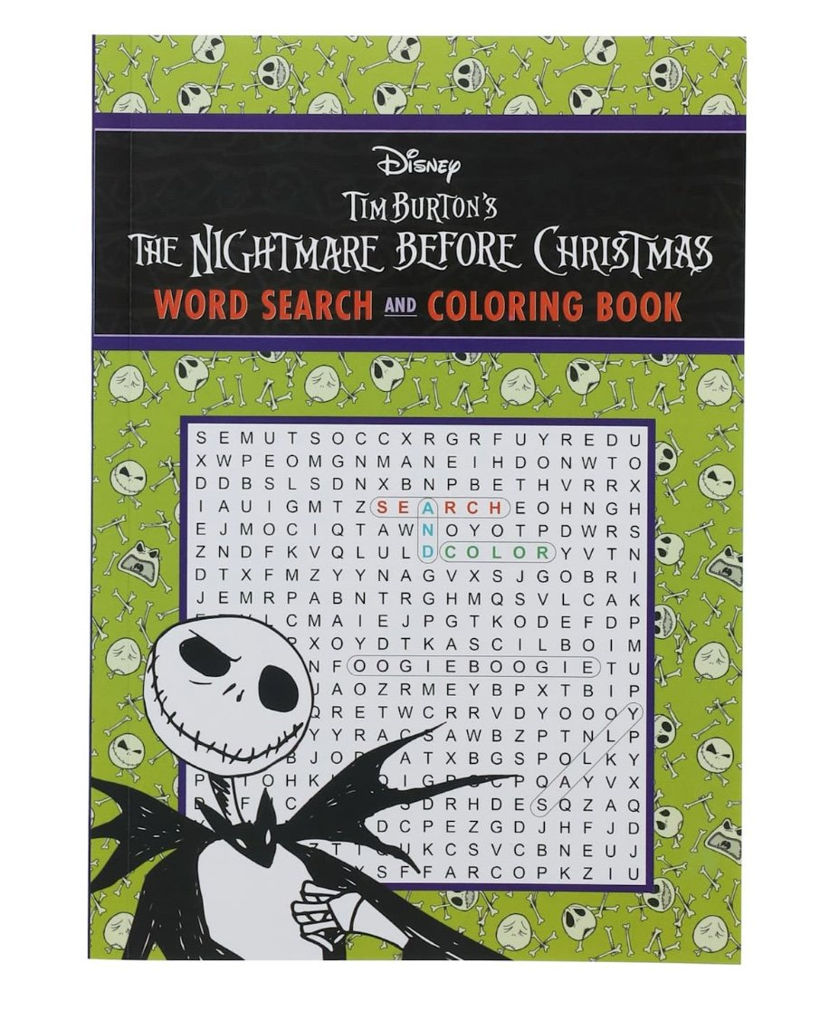 Disney Tim Burton&amp;#039;S The Nightmare Before Christmas Word Search within The Nightmare Before Christmas Crossword Printable