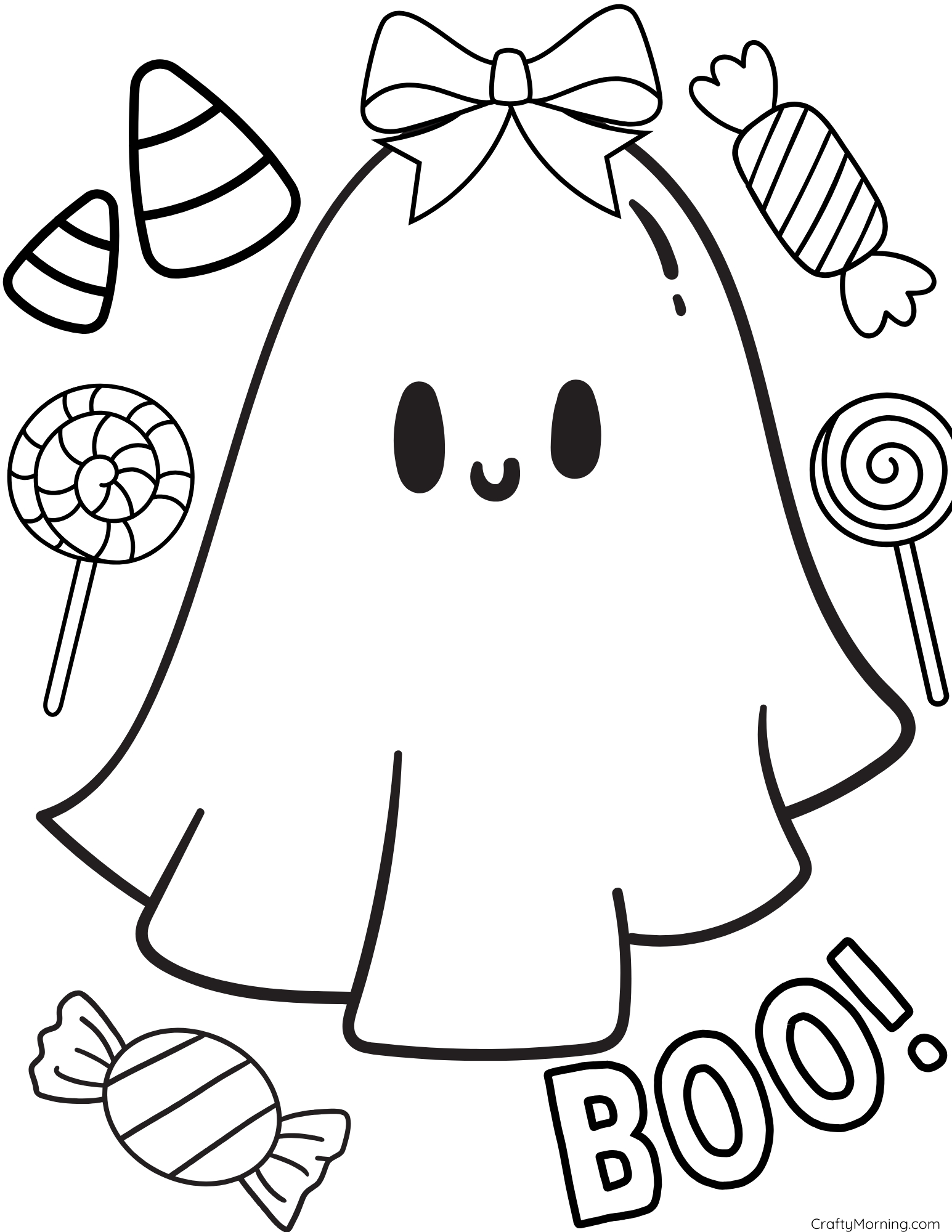 Free Halloween Coloring Pages To Print - Crafty Morning throughout Halloween Ghost Coloring Page Printable
