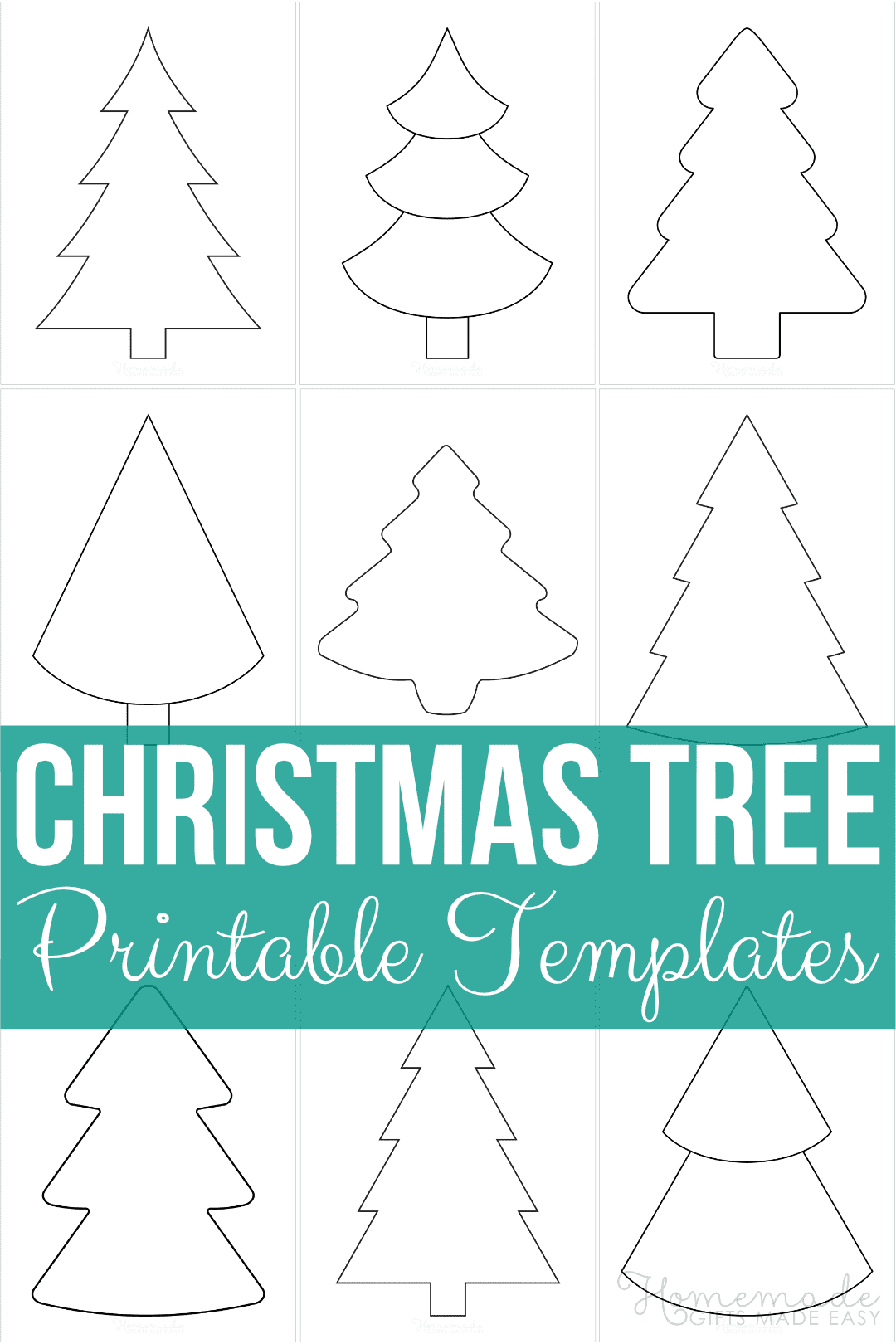 Free Printable Christmas Tree Templates And Outlines inside Large Christmas Tree Templates Printable