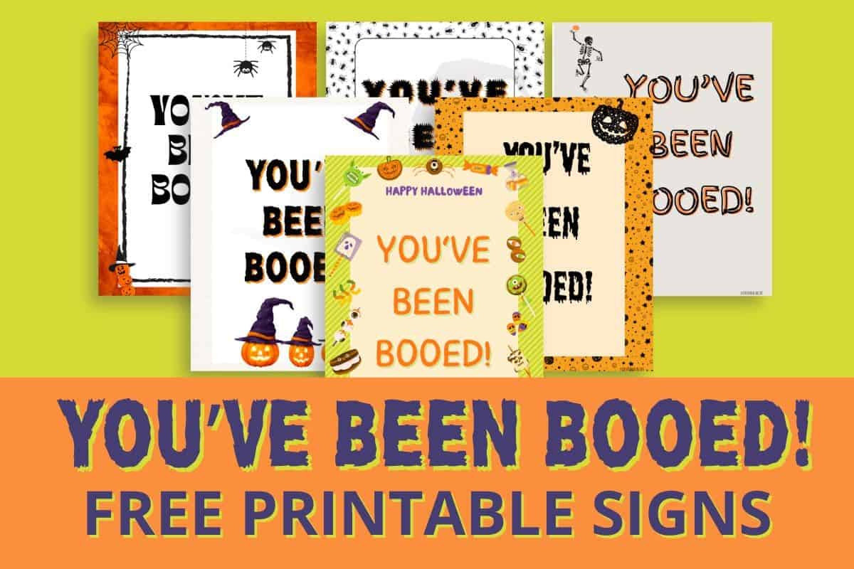 Free Printable You&amp;#039;Ve Been Booed Signs For Halloween ⋆ Love Our throughout Printable Halloween Boo Sign