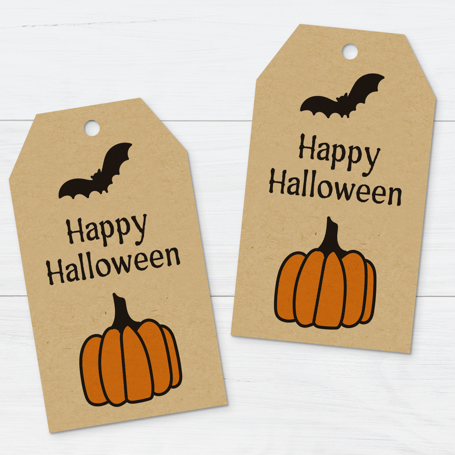 Happy Halloween Gift Tags - Free Printable Download for Printable Halloween Gift Tags