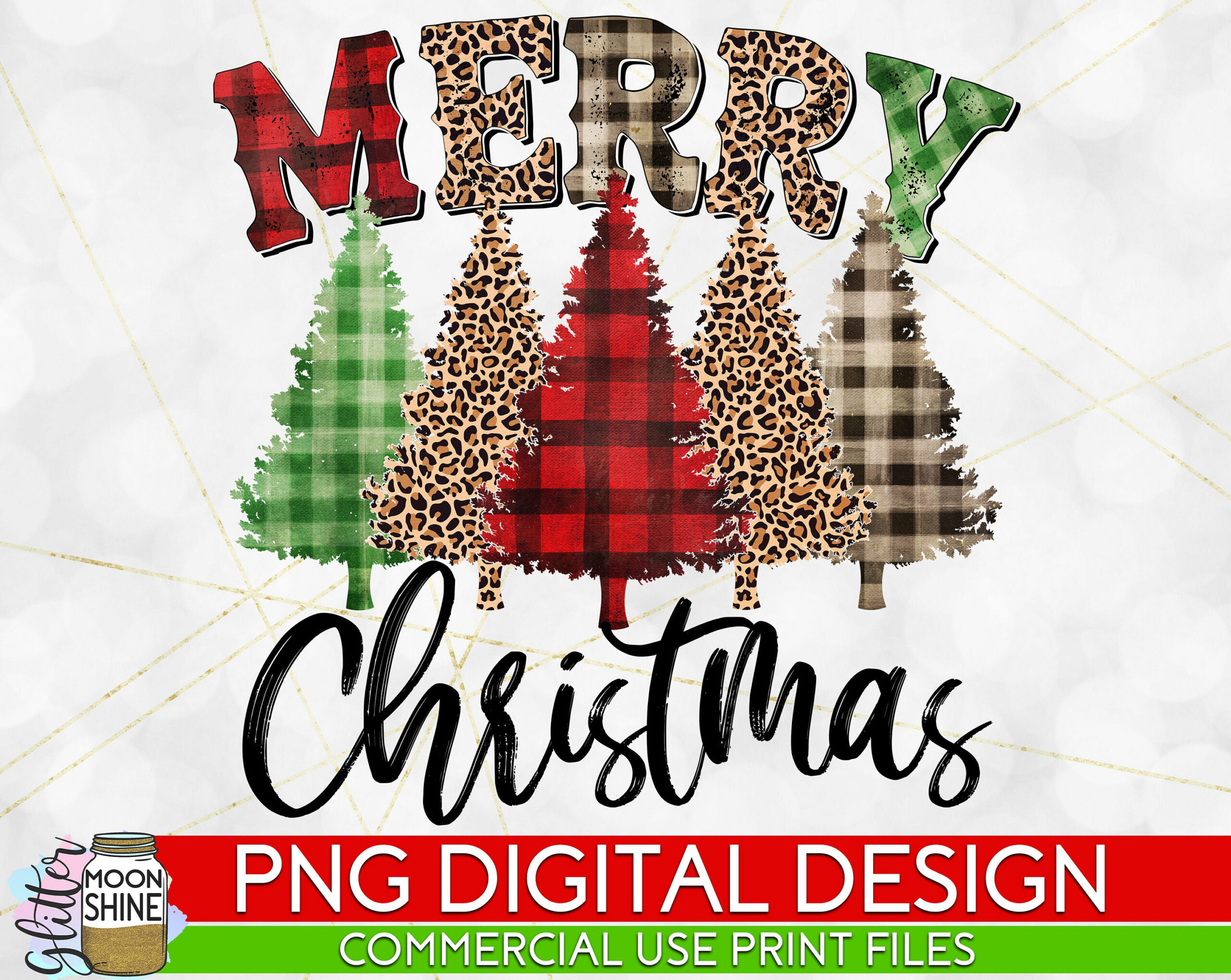 Merry Christmas Trees Mixed Plaid Png Print File For Sublimation within Plaid Pattern Trees Merry Christmas Sign Printable
