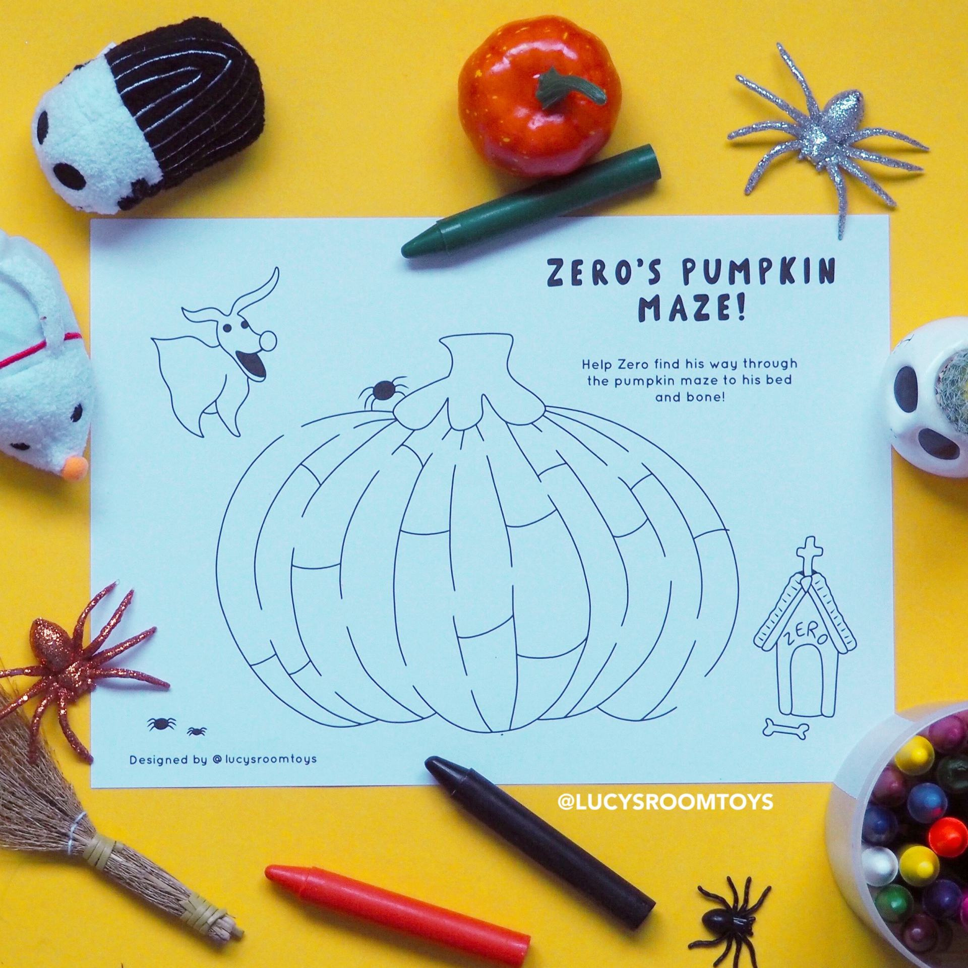 Nightmare Before Christmas” Activity Sheets – Lucy&amp;#039;S Room pertaining to Printable The Nightmare Before Christmas Maze