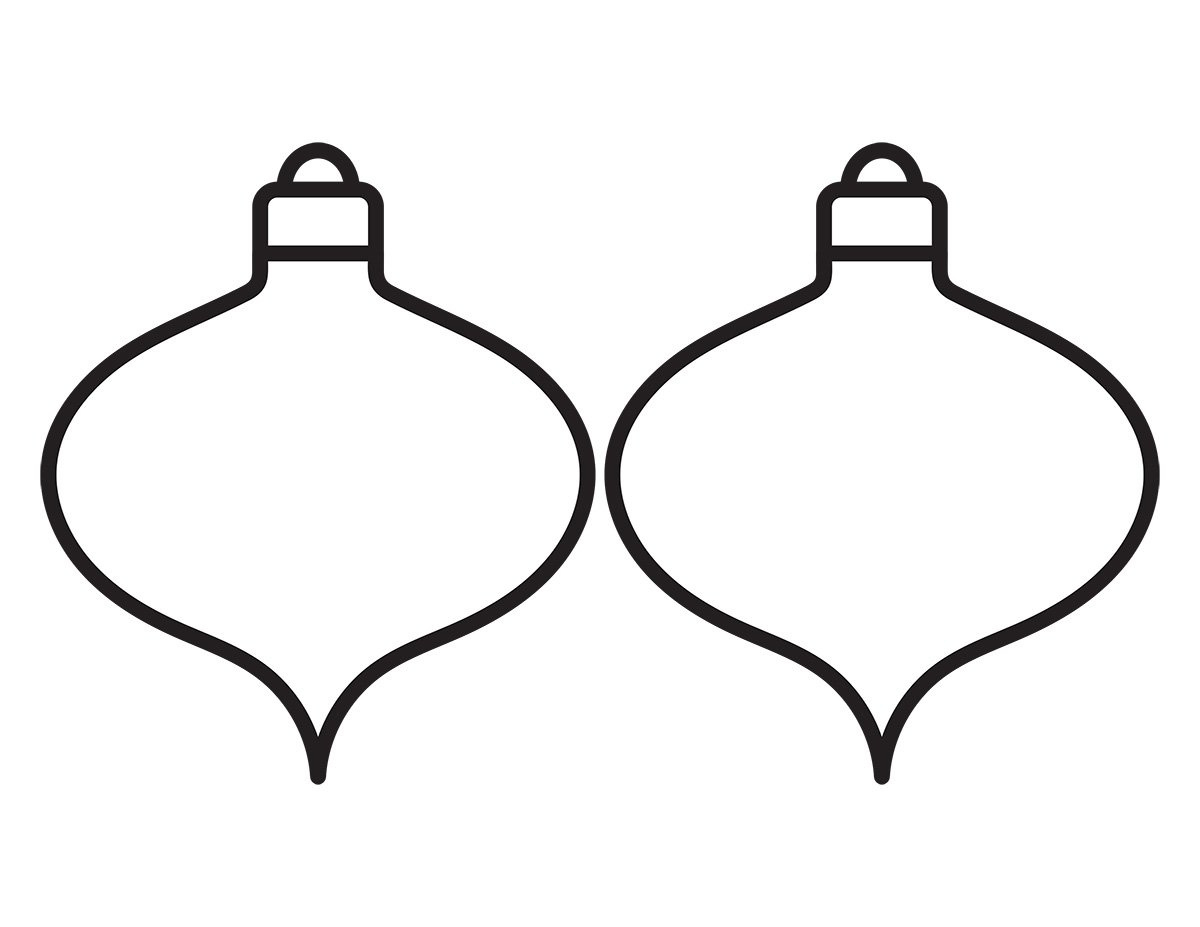 Ornament Template (Free Printable) - The Best Ideas For Kids intended for Christmas Ornament Outline Template Printable