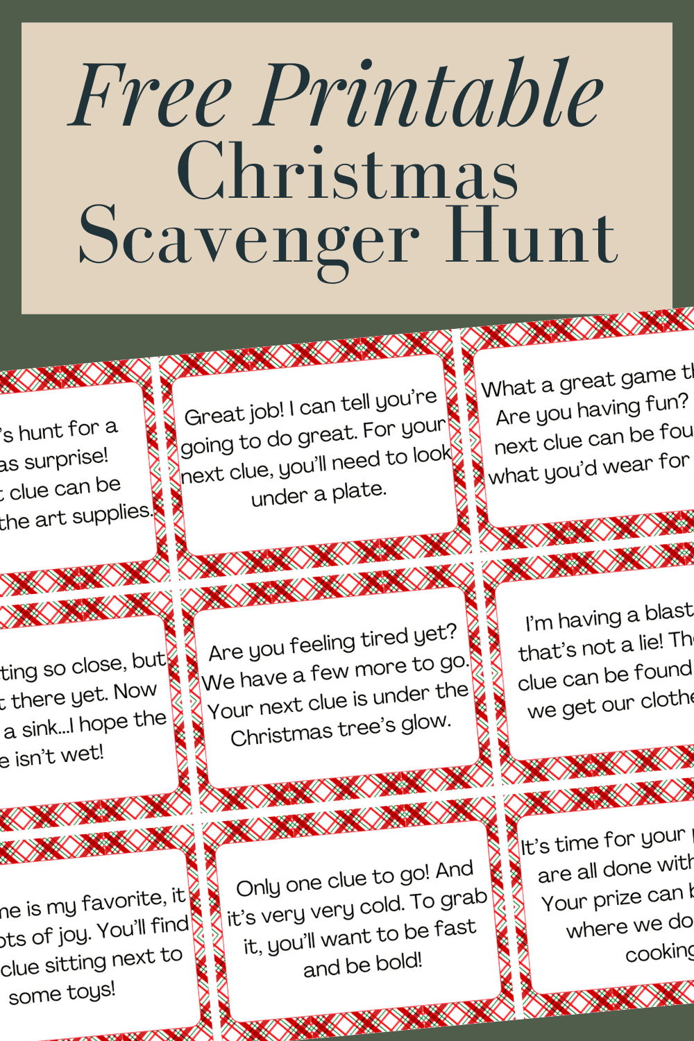 Our 2023 Christmas Scavenger Hunt – Love &amp;amp; Renovations within Printable Christmas Scavenger Hunt