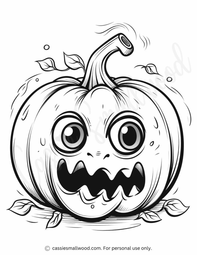 The Best Pumpkin Coloring Pages (Free Printable) - Cassie Smallwood with Halloween Pumpkin Coloring Page Printable