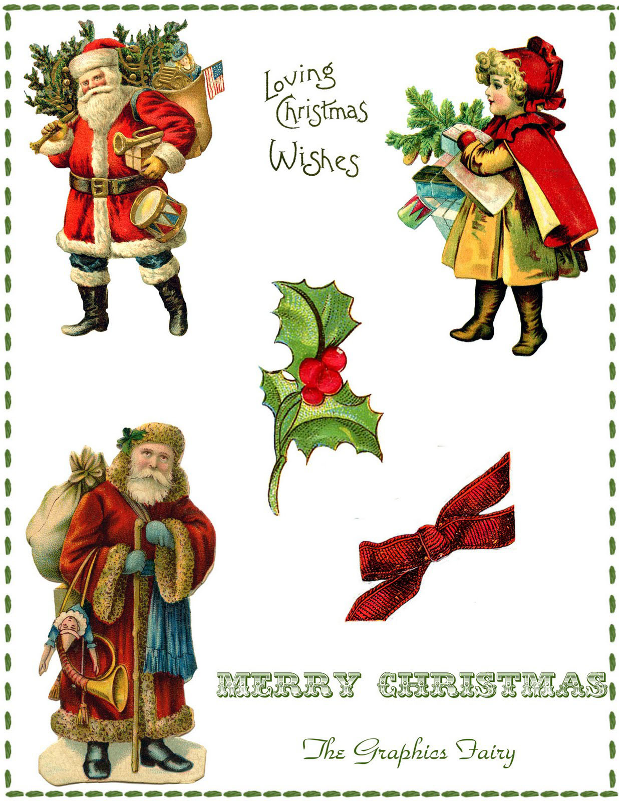 2 Printable Christmas Stickers! - The Graphics Fairy throughout Printable Christmas Stickers Sheet