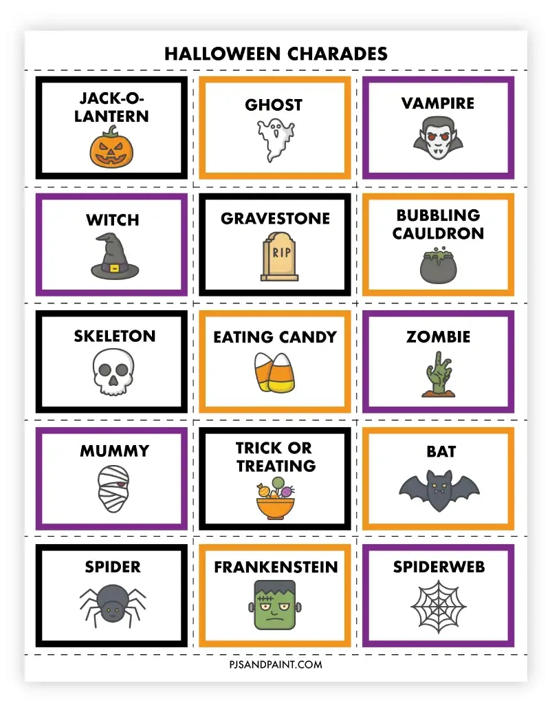 45 Free Printable Halloween Games And Activities - Pjs And Paint regarding This Or That Halloween Game Printable