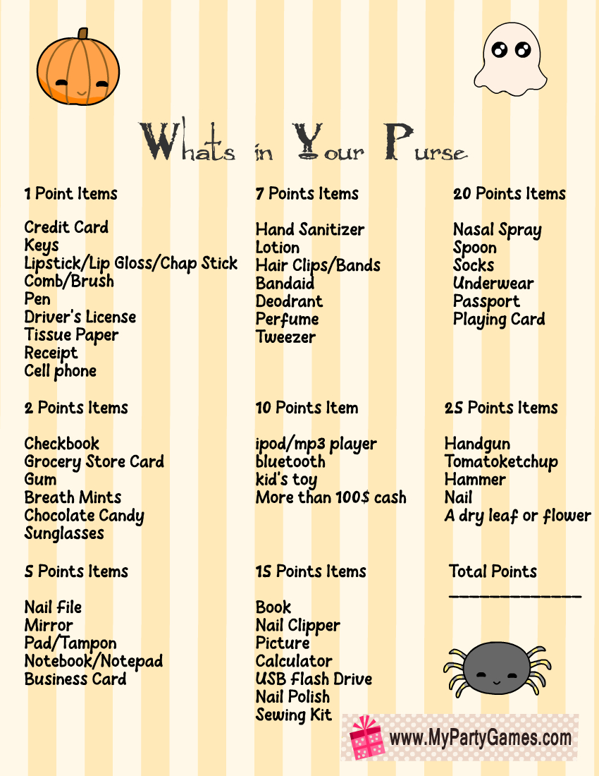 Free Printable Halloween Baby Shower Games for This or That Halloween Game Printable