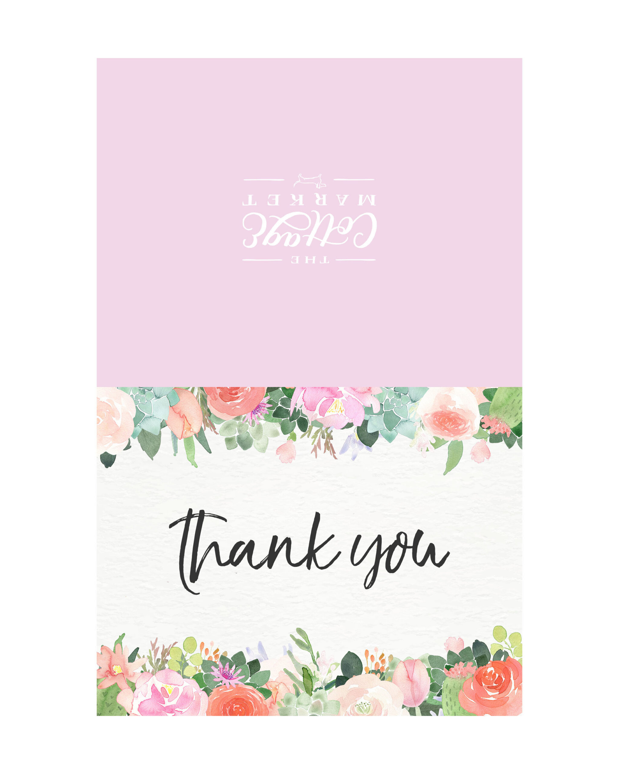 10 Free Printable Thank You Cards You Can&amp;#039;T Miss - The Cottage Market throughout Free Thank You Cards Online Printable