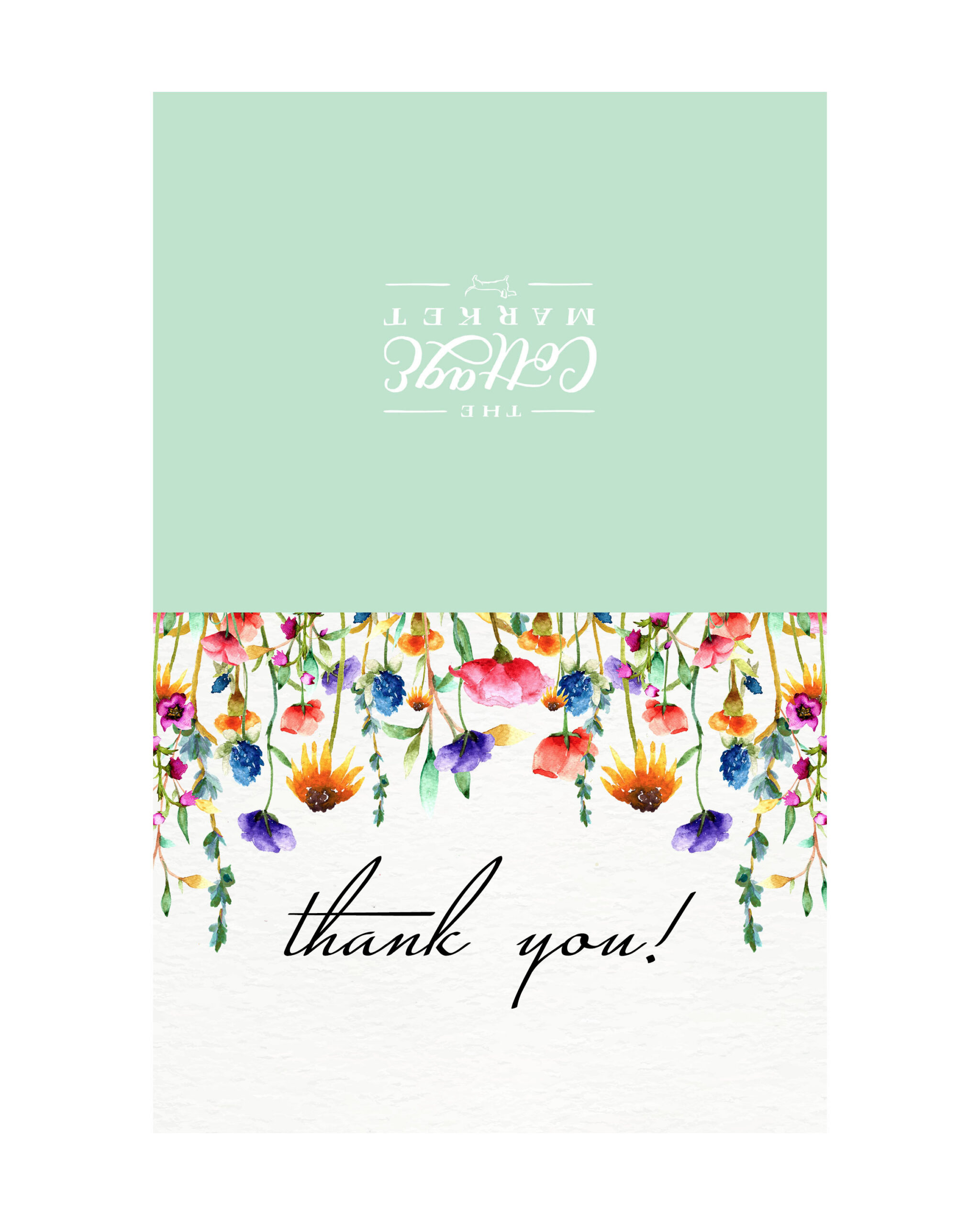 10 Free Printable Thank You Cards You Can&amp;#039;T Miss - The Cottage Market within Folding Thank You Cards Printable