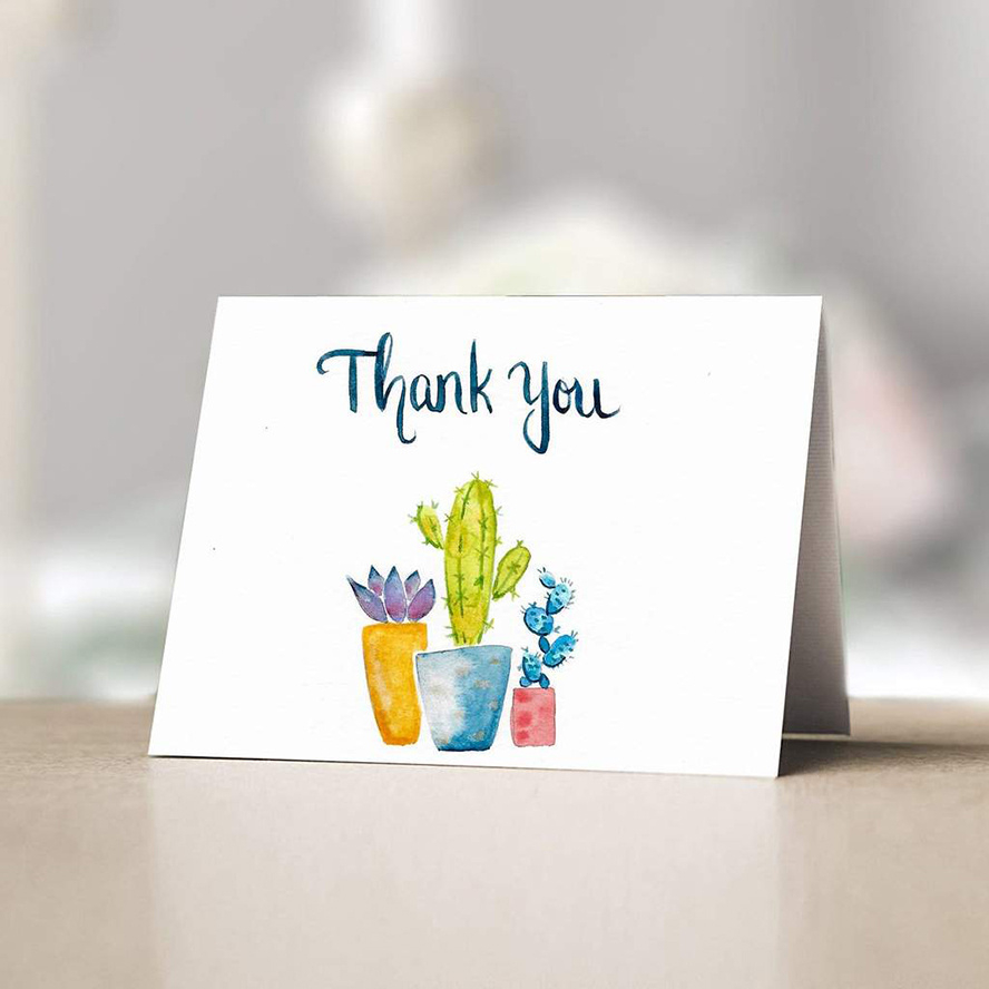 10 Thank You Card Designs And What To Write | Journal with regard to Thank You Card Design