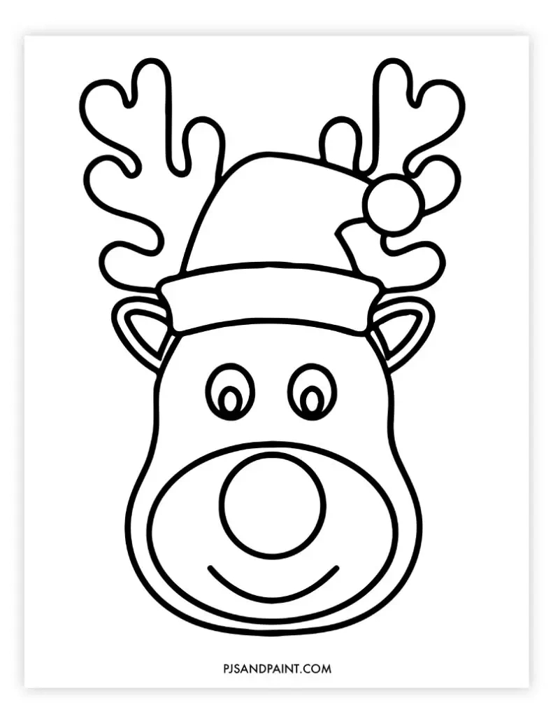 16 Free Printable Christmas Coloring Pages For Kids - Pjs And Paint in Free Christmas Printable Coloring Pages