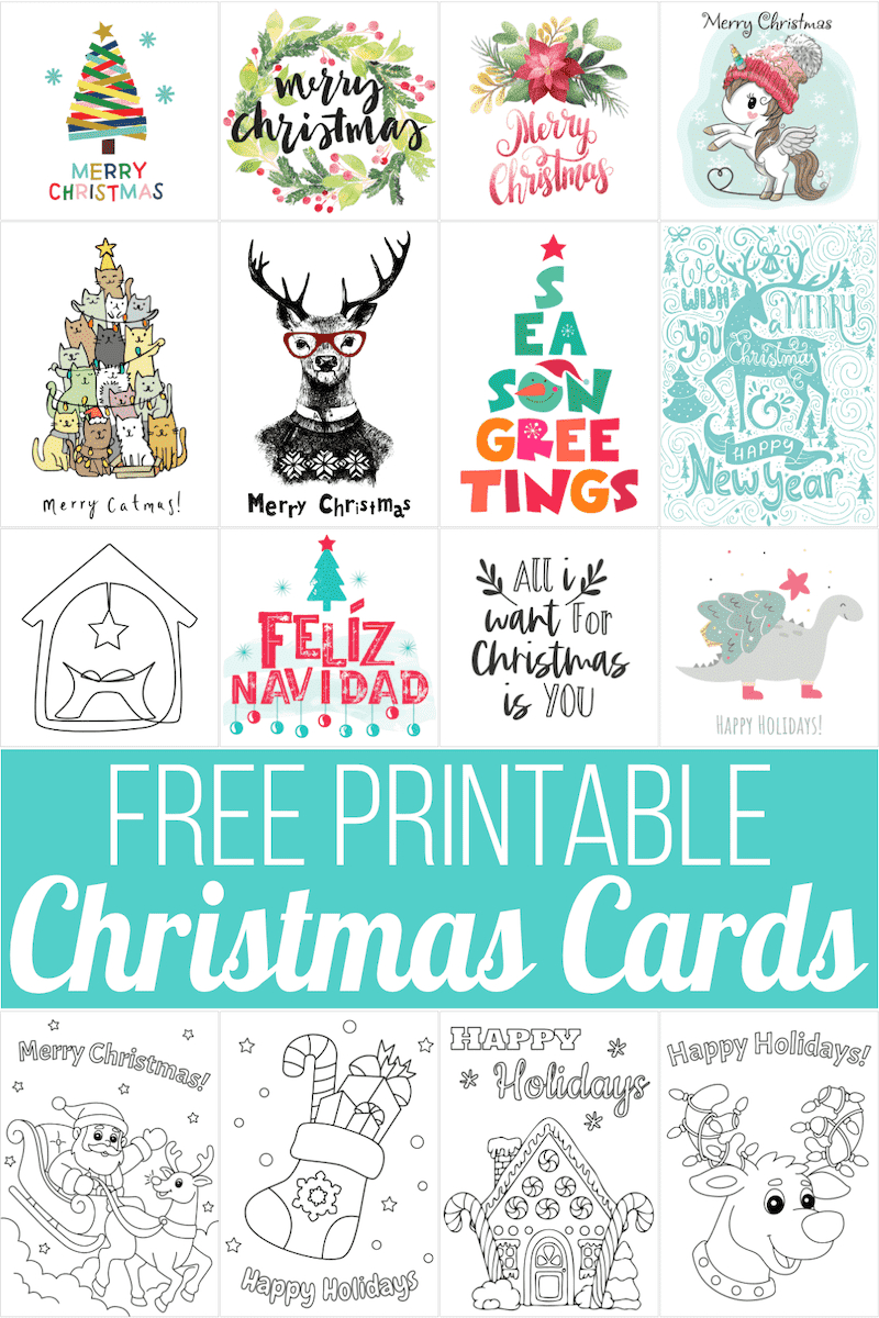 160 Free Printable Christmas Cards For 2025 with regard to Free Printable Christmas Card Template For Kids