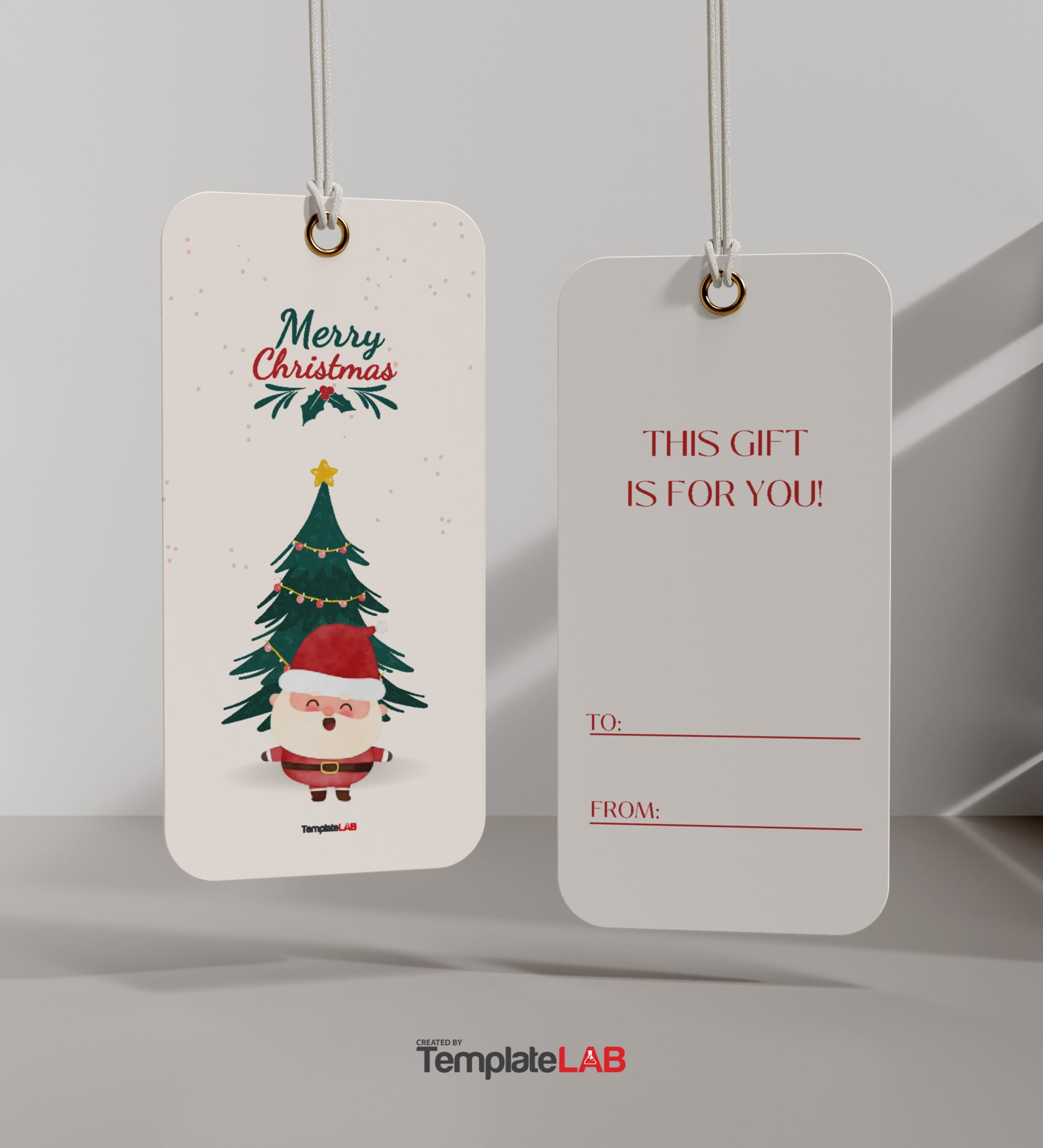 19 Free Editable Gift Tag Templates [Word, Pptx, Psd] in Free Printable Christmas Tags Templates Word