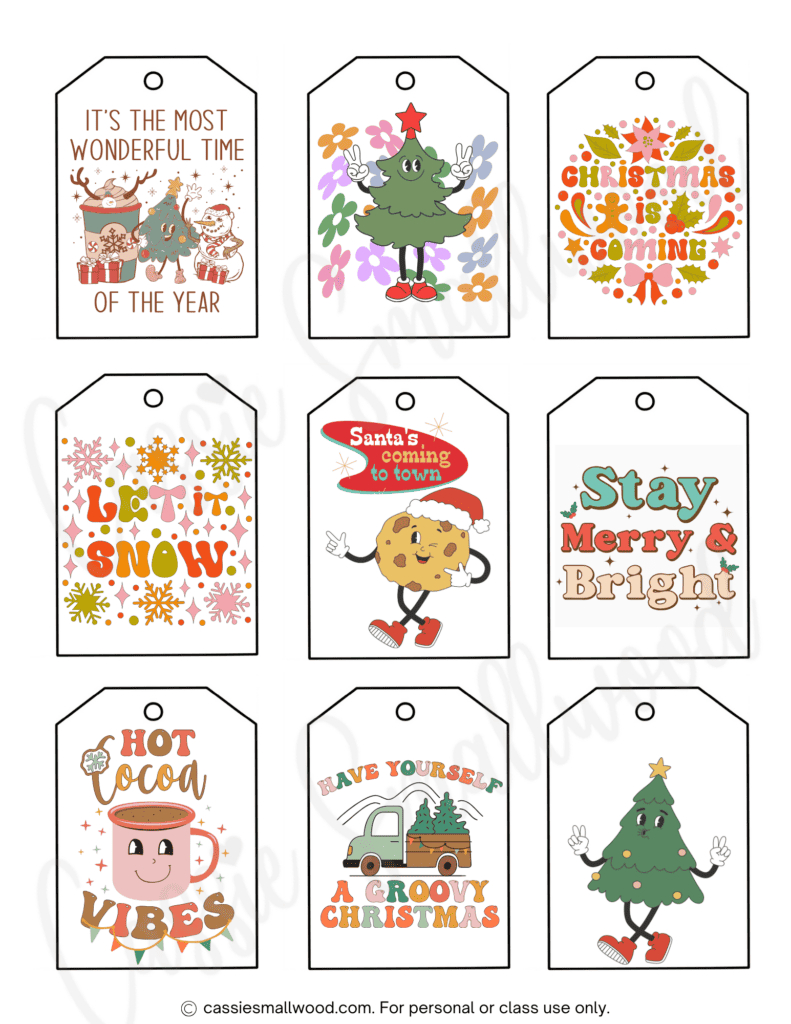 400+ Cutest Printable Christmas Tags (Free Pdf) - Cassie Smallwood with regard to Printable Christmas Gift Tags For Kids