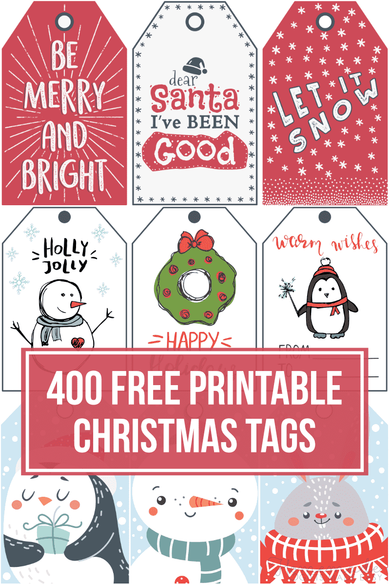 400+ Free Printable Christmas Tags For Your Holiday Gifts in Christmas Clip Art Free Printable Gift Tags