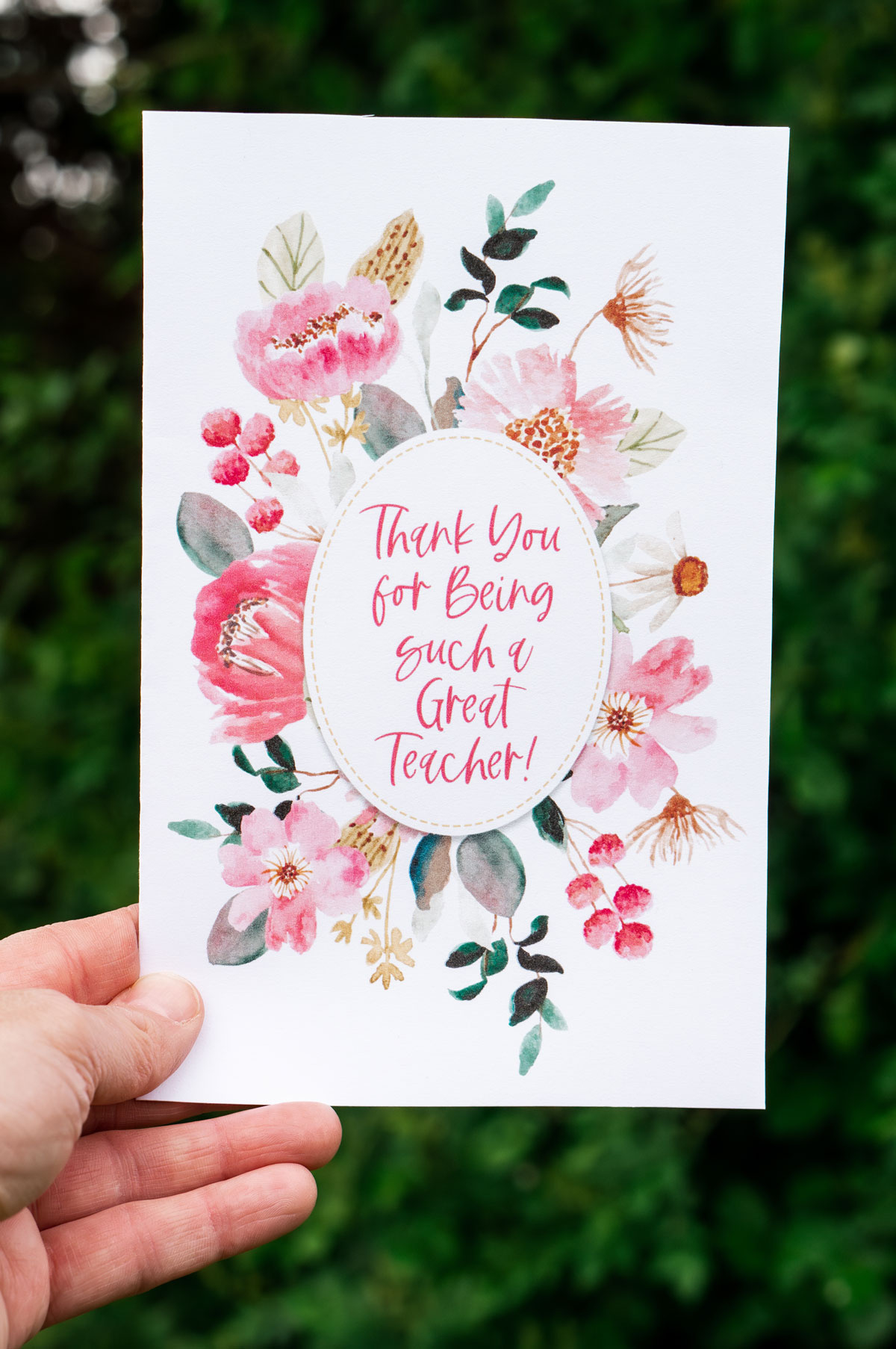 7 Free Printable Thank You Cards For Teacher Appreciation inside Google Images Free Printable Thank You Cards