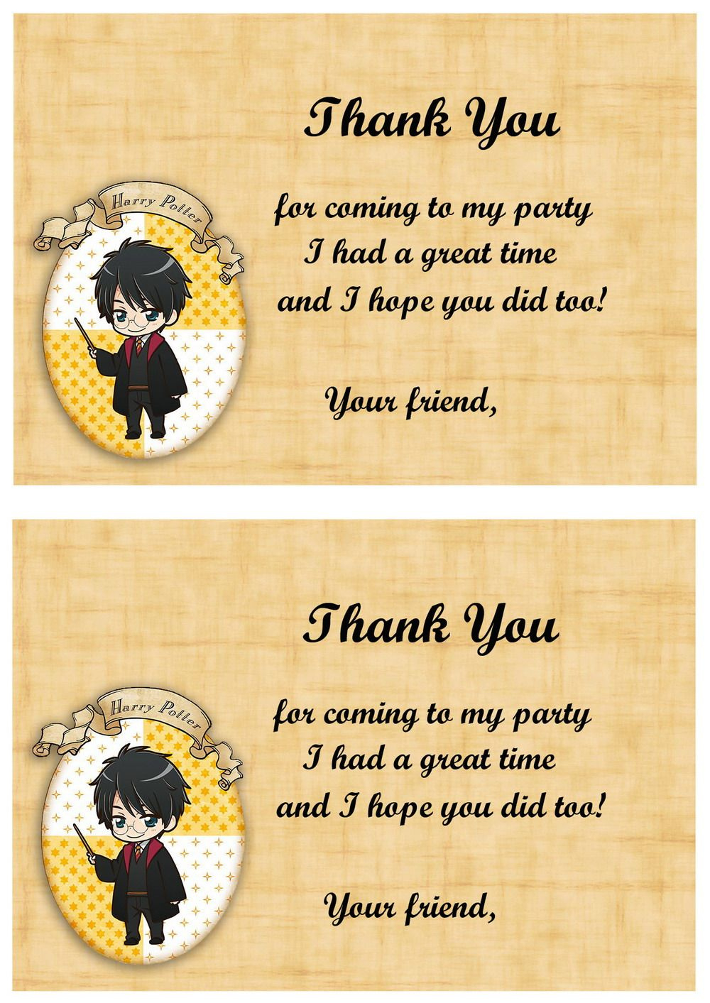 8 Harry Potter Ideas In 2025 | Harry Potter, Harry Potter Diy, Harry with regard to Harry Potter Thank You Cards Free Printable