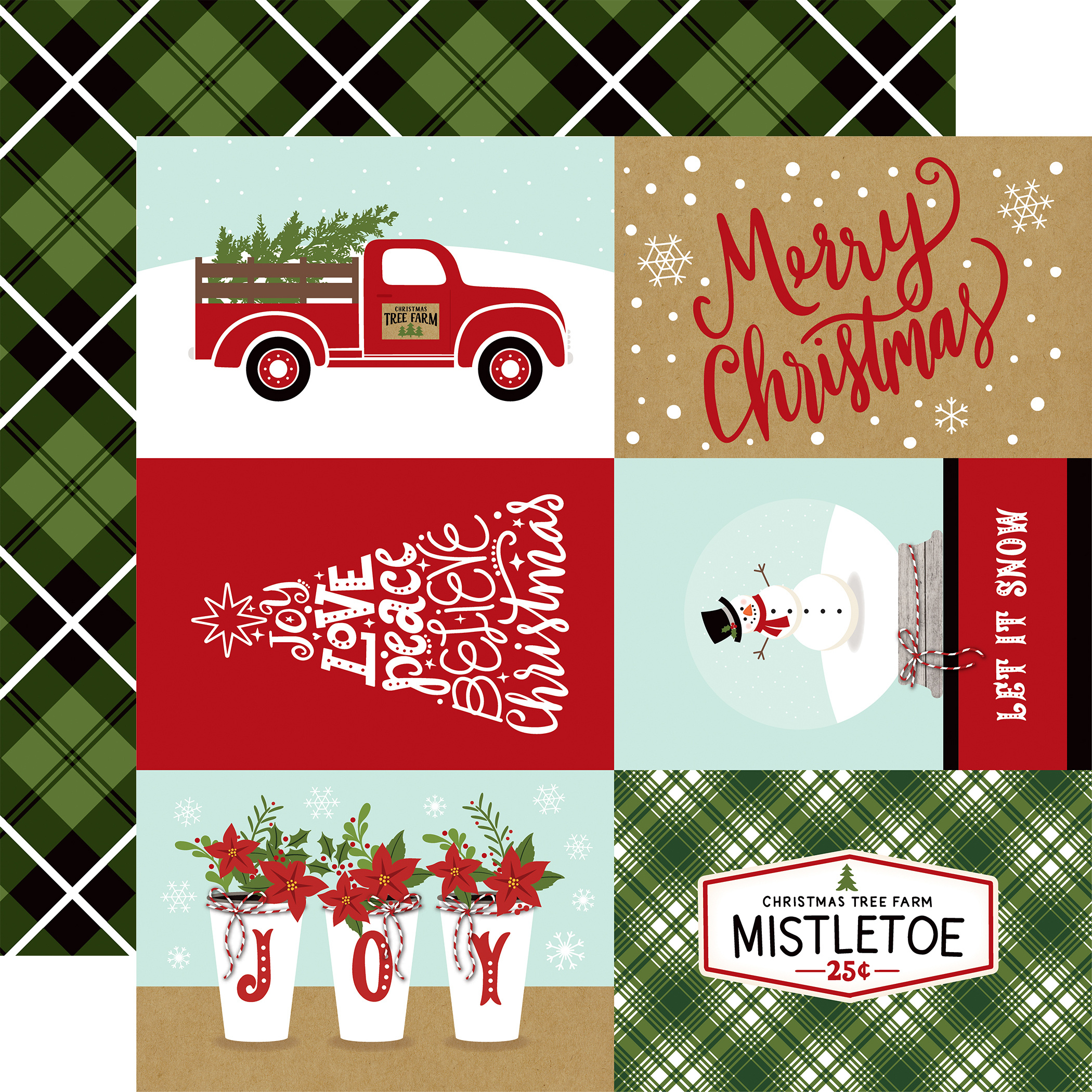 Celebrate Christmas: 4X6 Journaling Cards 12X12 Patterned Paper inside Christmas Card Stock 4x6 Printable