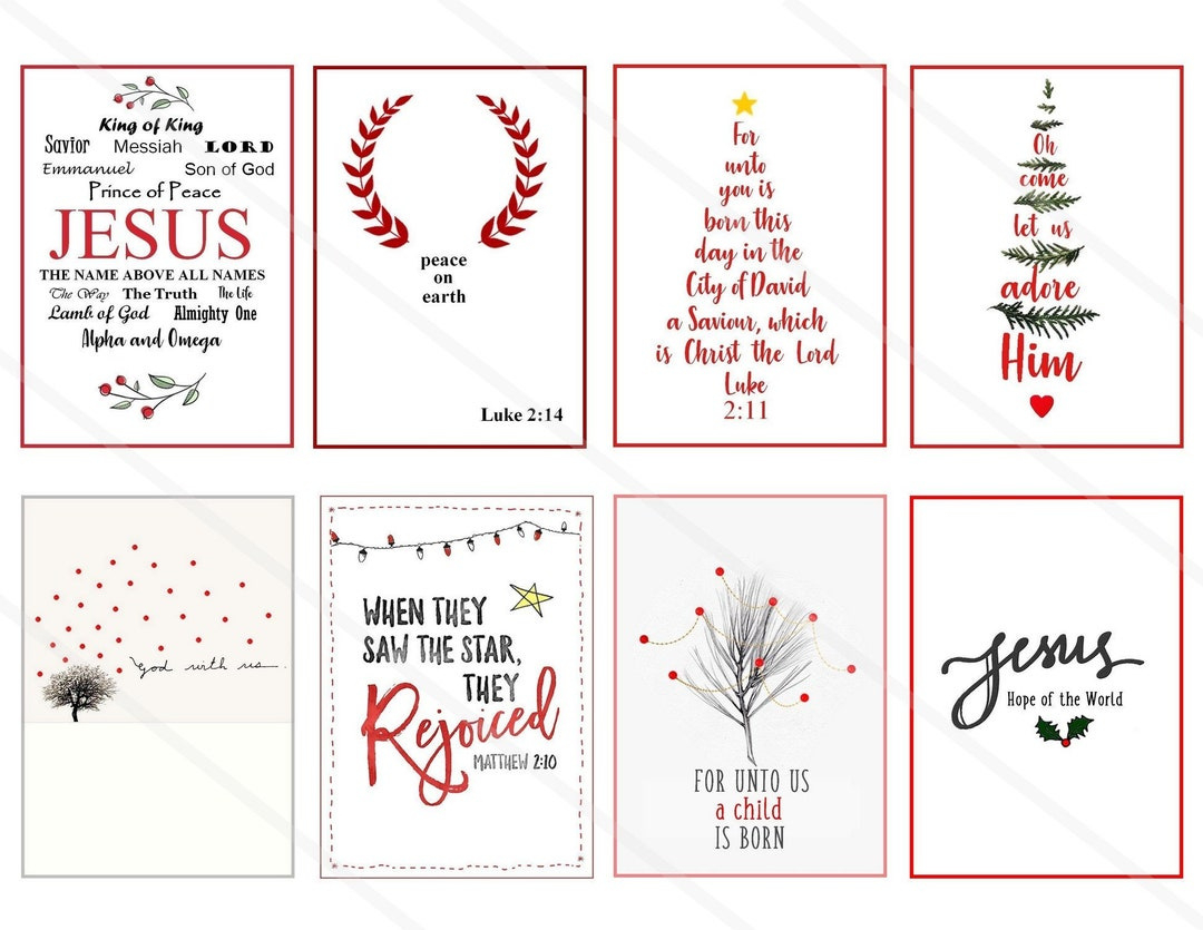 Chistmas Bible Verses Stickers Printable Download Scripture Art intended for Printable Christmas Card Verses