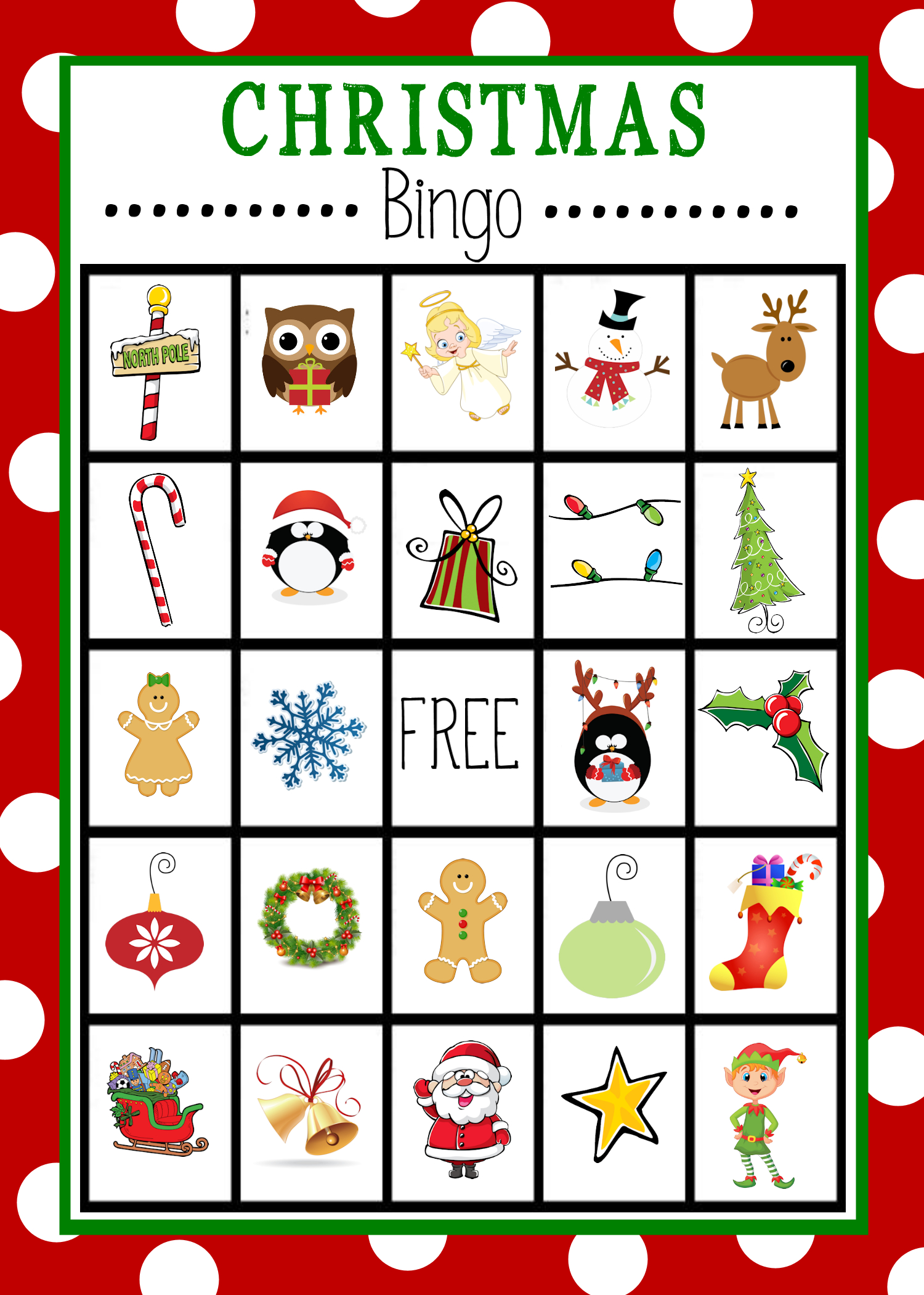 Christmas Bingo - Crazy Little Projects regarding Christmas Bingo Printable