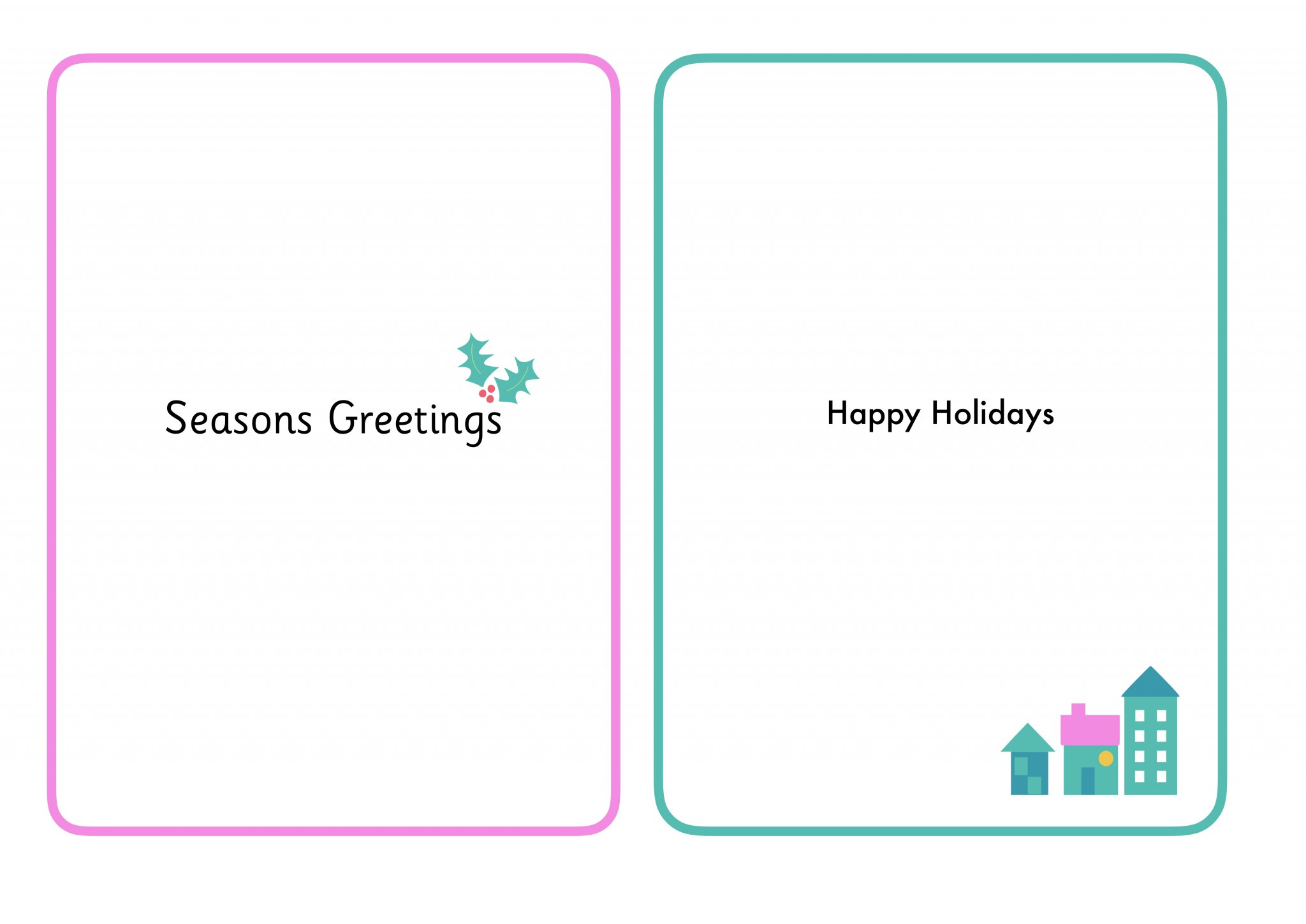Christmas Card Inserts With Small Images - Printable Teaching with regard to Printable Christmas Card Inserts