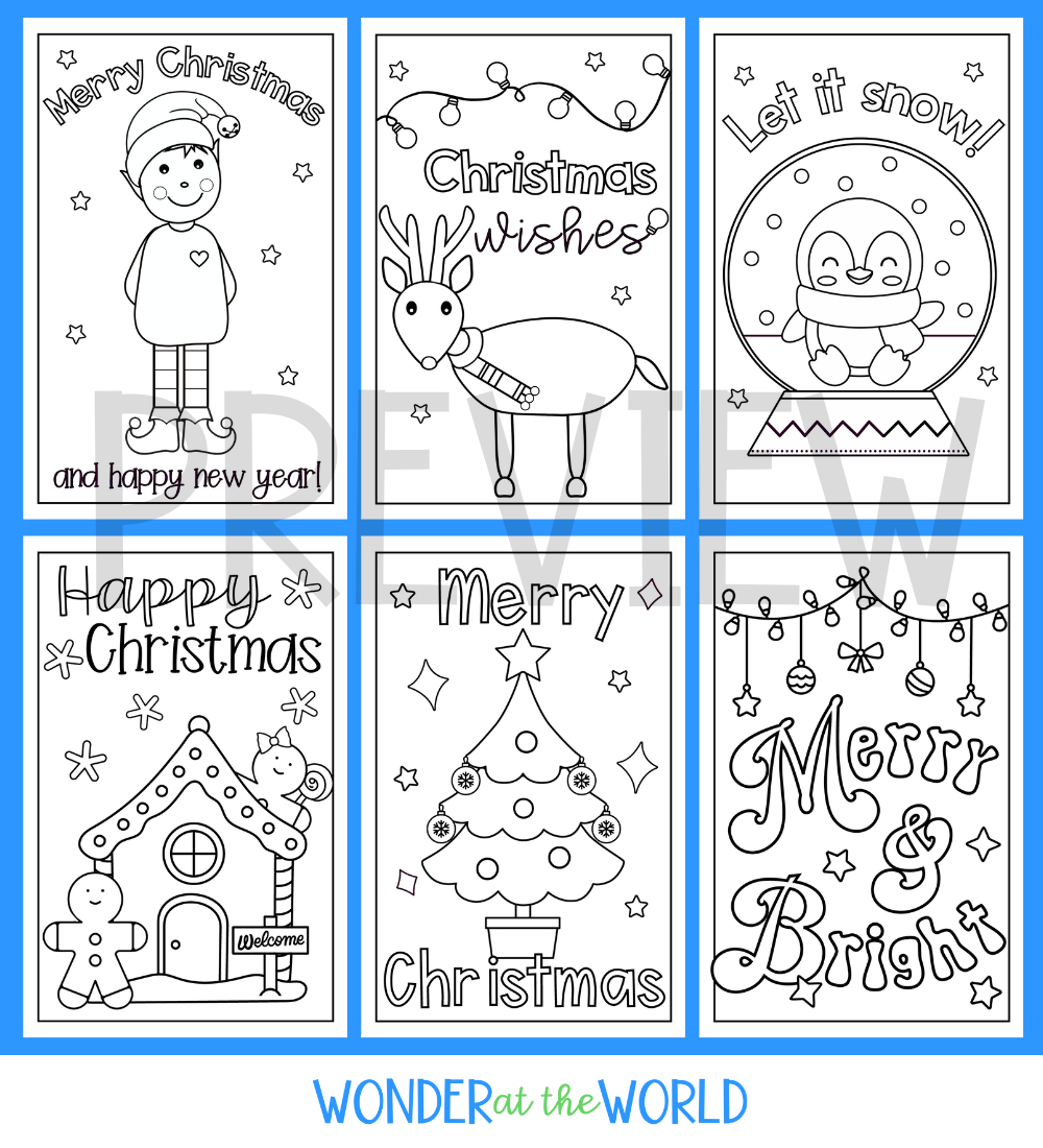 Christmas Card Template Printables To Colour | Teaching Resources with Free Printable Christmas Card Template For Kids