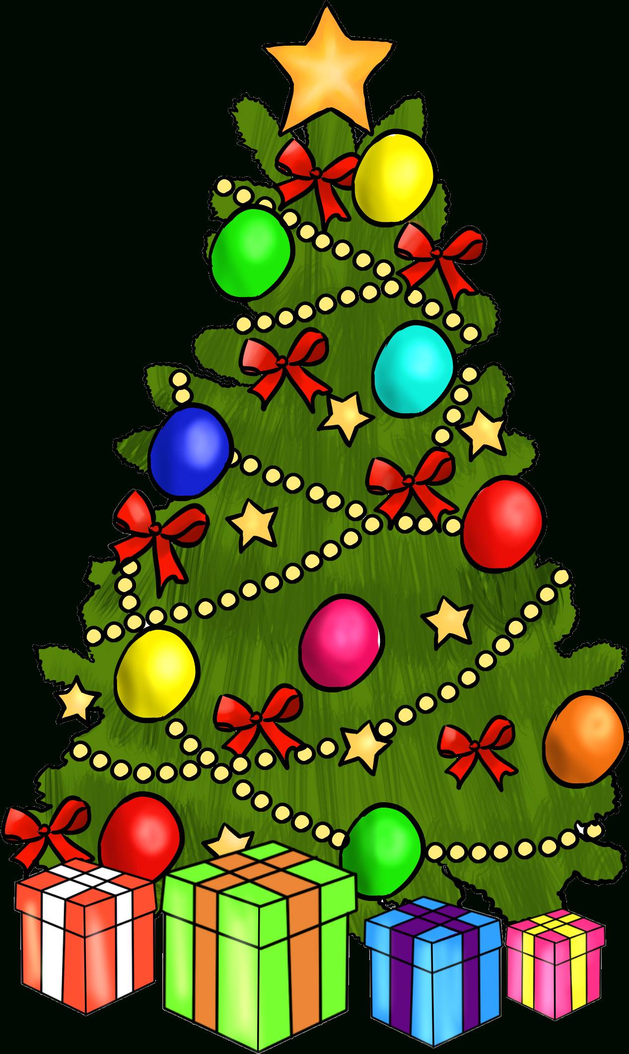 Christmas ~ Christmas Clipart Free Clip Art Printable - Christmas with Christmas Tree Printable