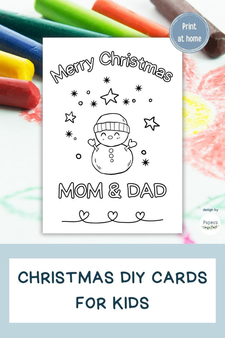Christmas Diy Card For Parents | Merry Christmas Mom Dad, Mother with regard to Printable Christmas Card For Parents