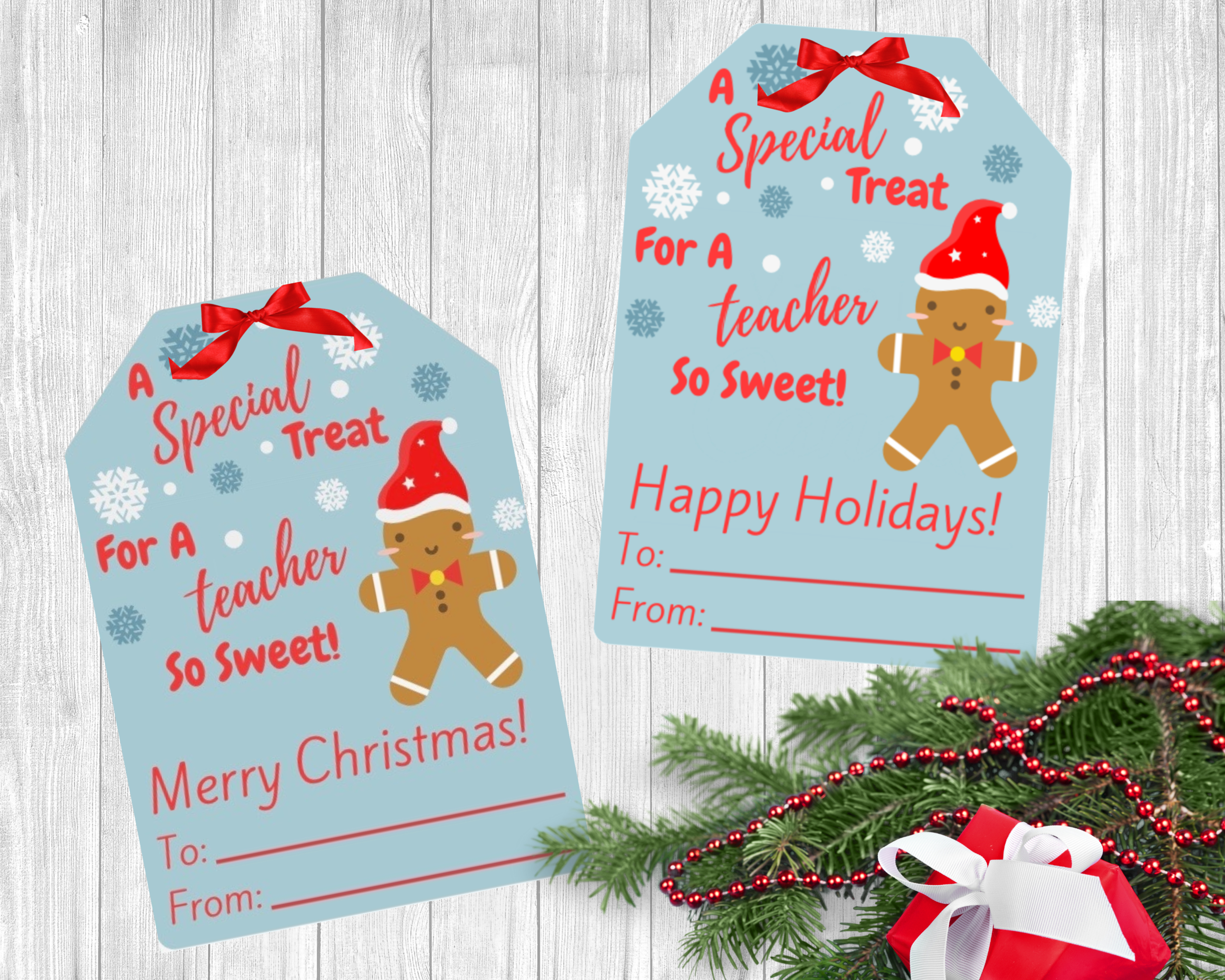 Christmas Gift Tags | Daycare Templates | Printable Daycare Forms with regard to Printable Christmas Tags For Teachers