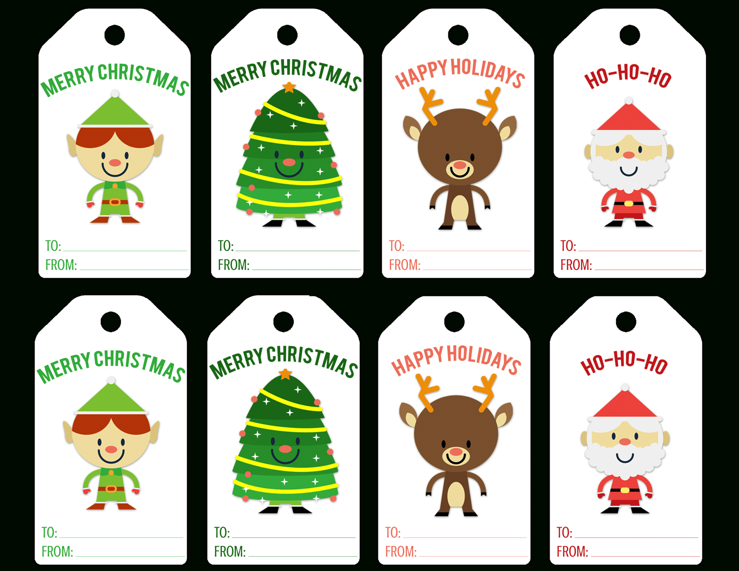 Christmas Printable Gift Tags - Printable Party Favors intended for Christmas Tags Printable Free Download