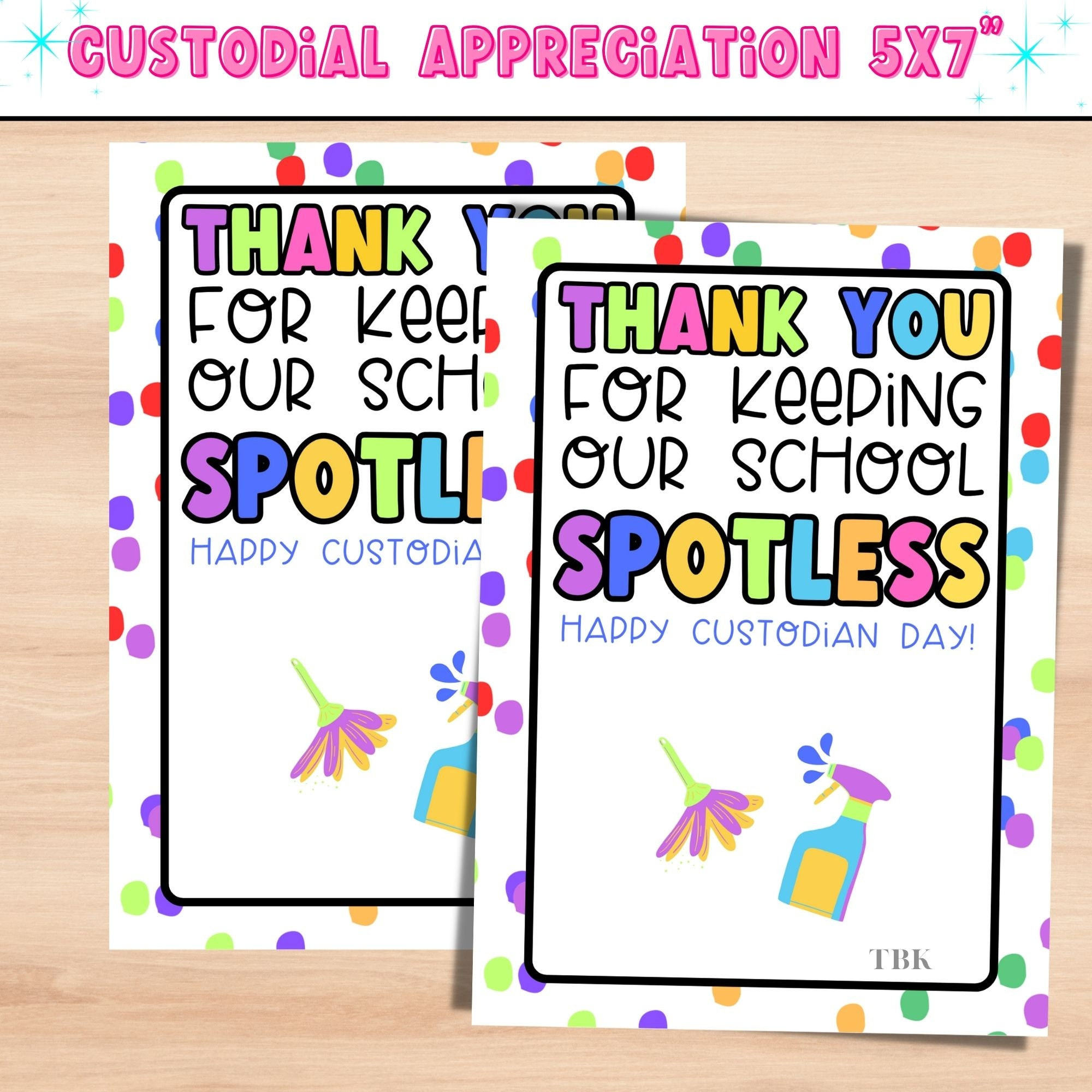 Custodial Appreciaiton Gift Card Holder | Custodial Appreciaiton with regard to Free Printable Custodian Thank You Cards