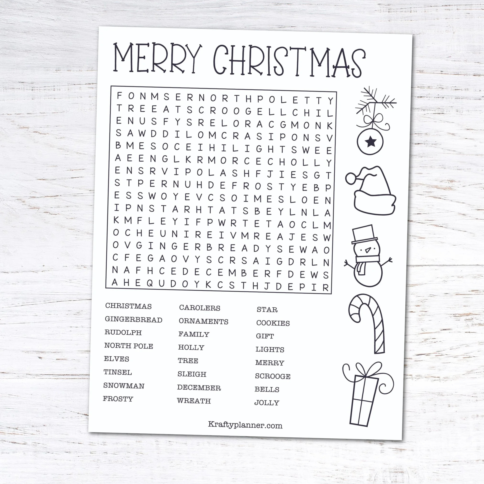 Day 9: Christmas Word Search {12 Days Of Free Christmas Printables pertaining to Christmas Word Search Free Printable