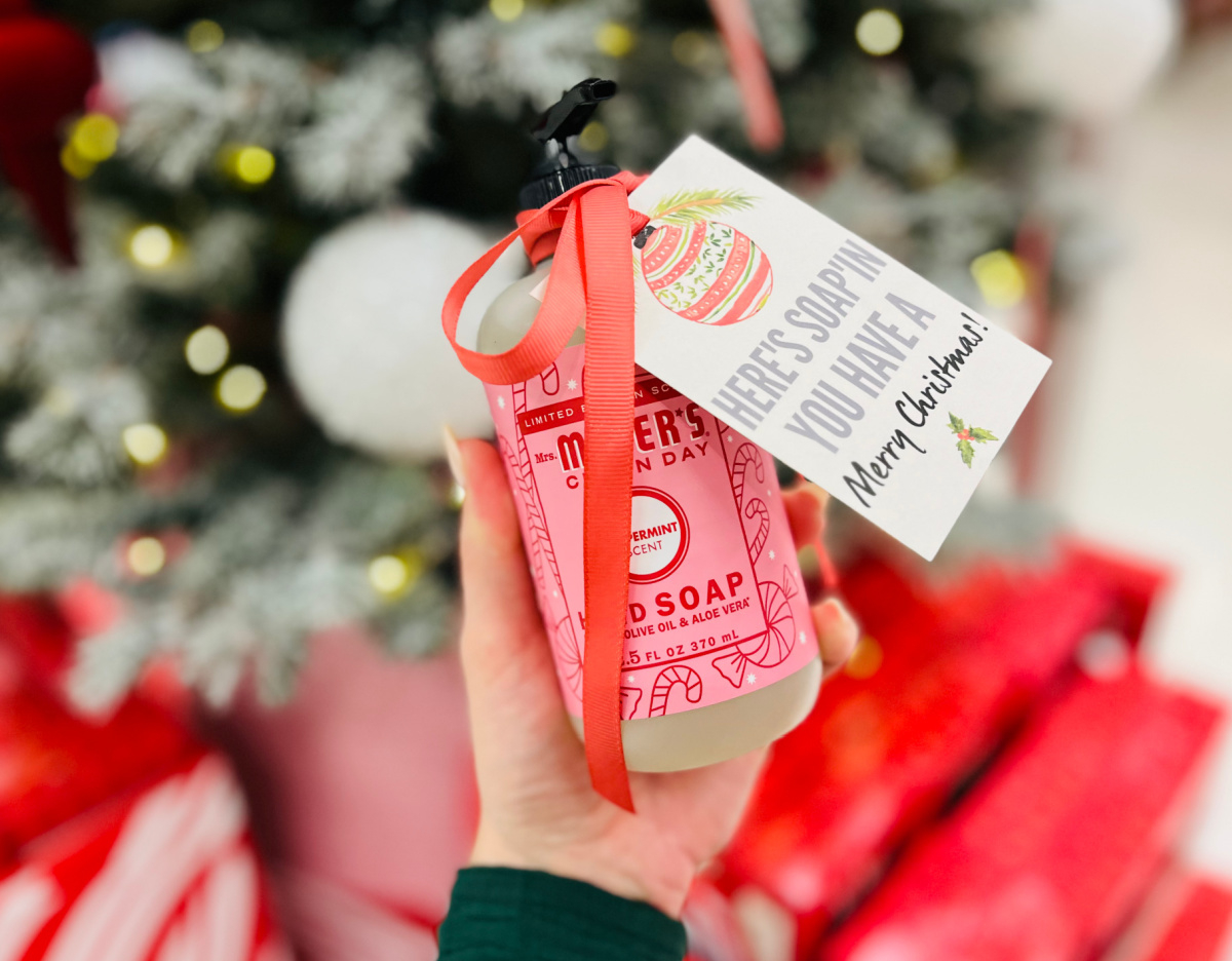 Diy Christmas Hostess Gifts | Soaps With Free Printable Gift Tags within Hand Soap Christmas Gift Tags Free Printable