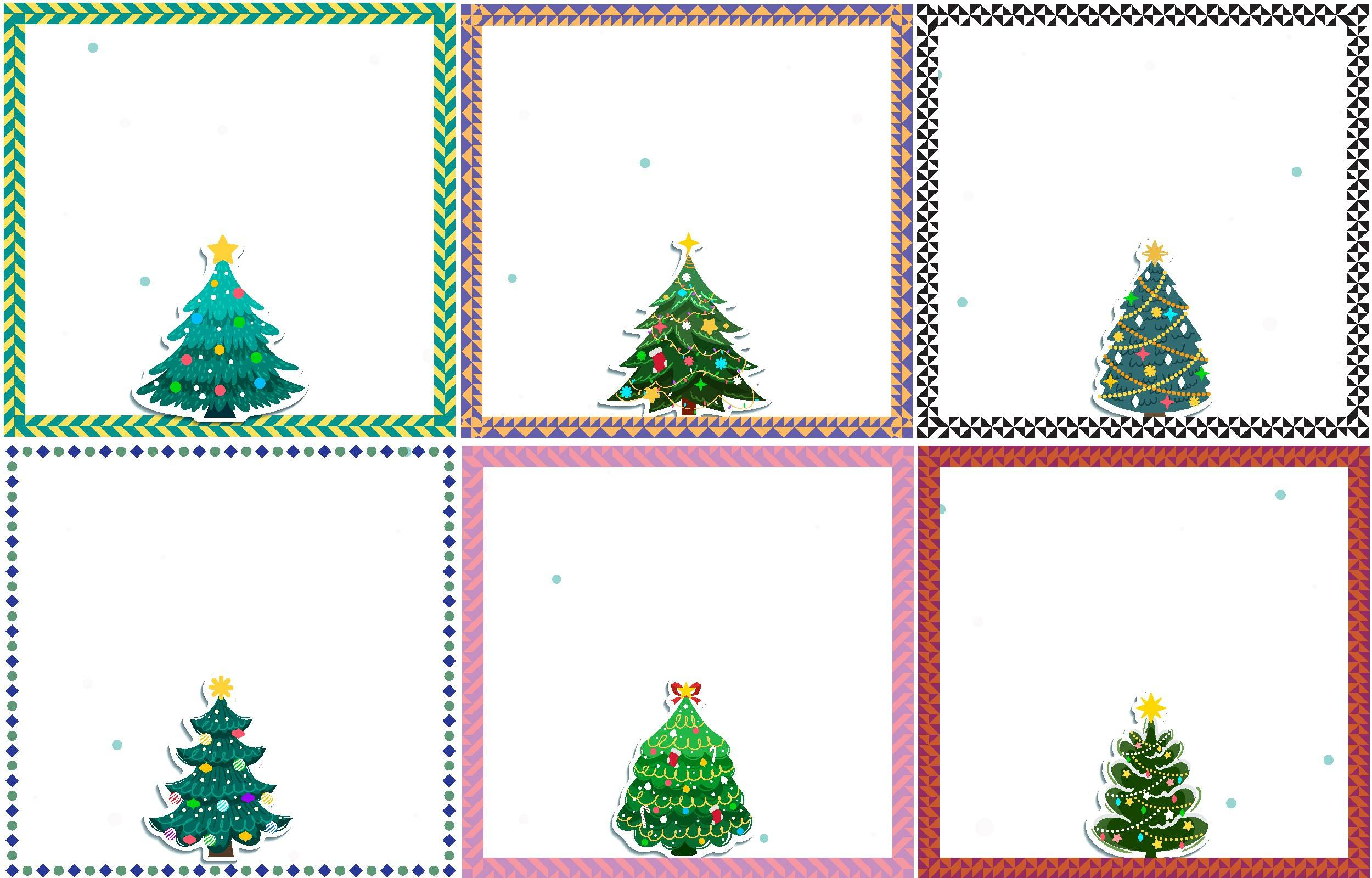 Editable Christmas Gift Tags - Christmas Tree Template - Name Tags inside Christmas Tree Tags Printable