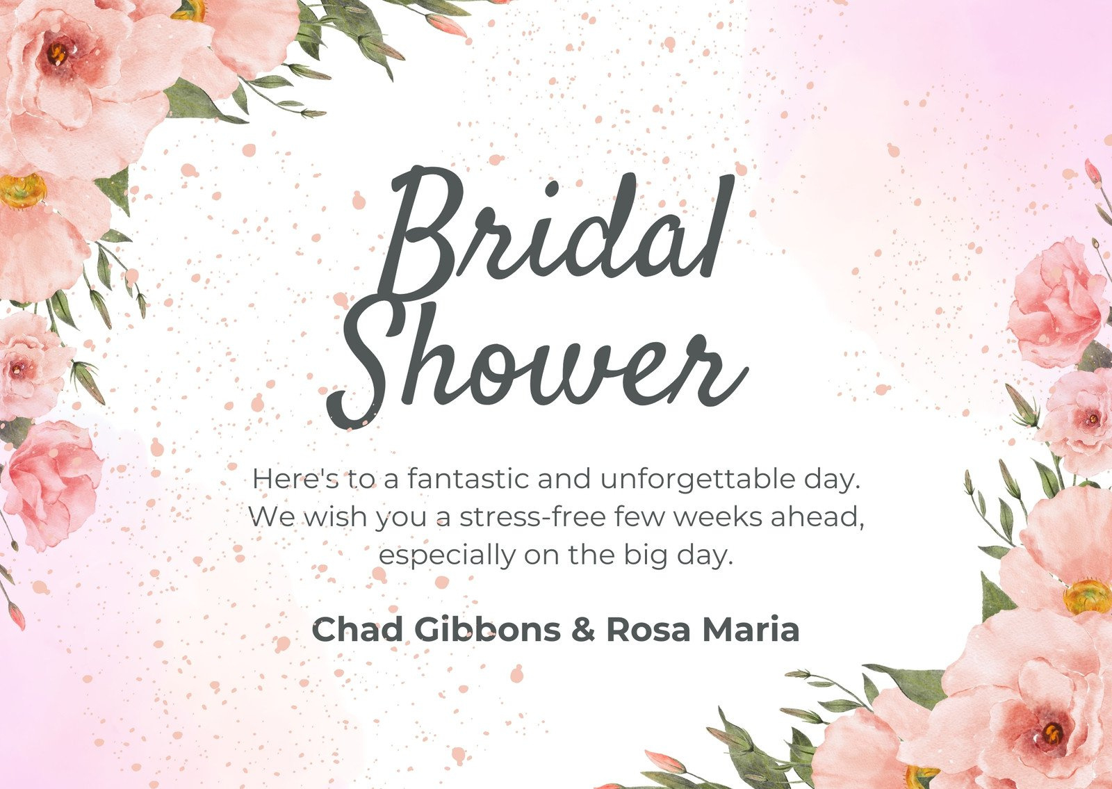 Free Custom Printable Bridal Shower Thank You Card Templates | Canva throughout Thank You Cards Bridal Shower Printable