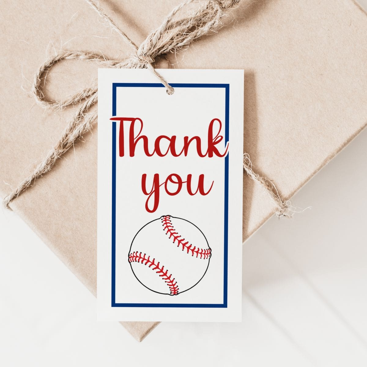 Free Printable Baseball Thank You Tags - Love &amp;amp; Laugh Games in Baseball Thank You Cards Printable Free