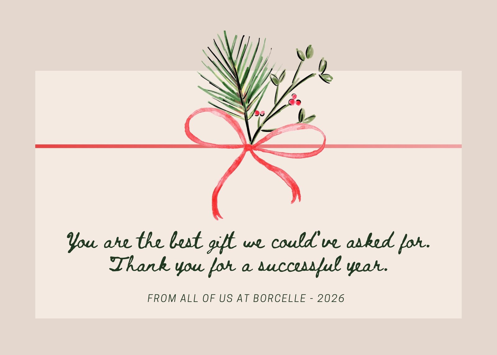 Free Printable Business Holiday Card Templates | Canva with Printable Christmas Card Messages