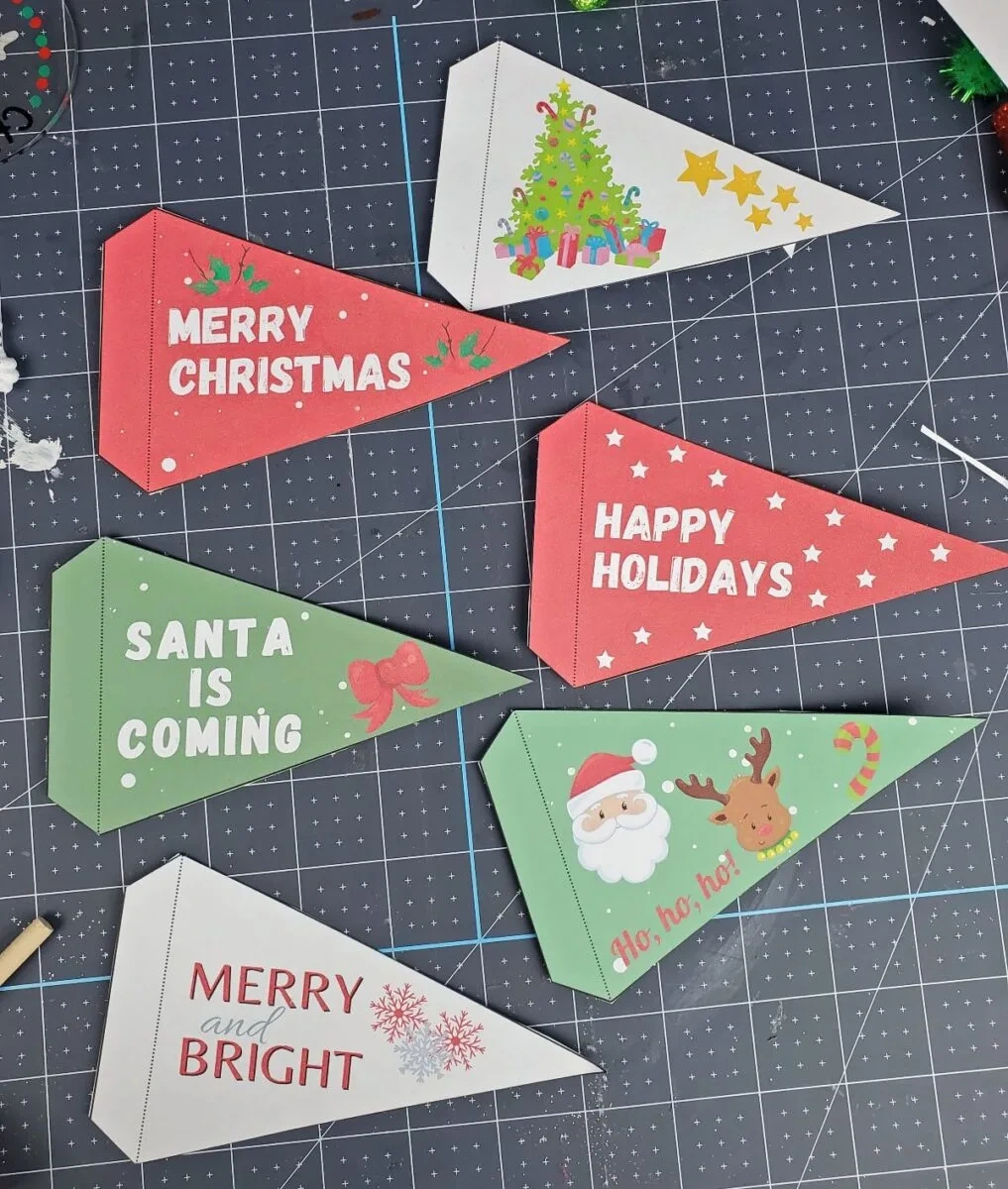 Free Printable Christmas Decorations To Print At Home! - Leap Of inside Christmas Printable Decorations