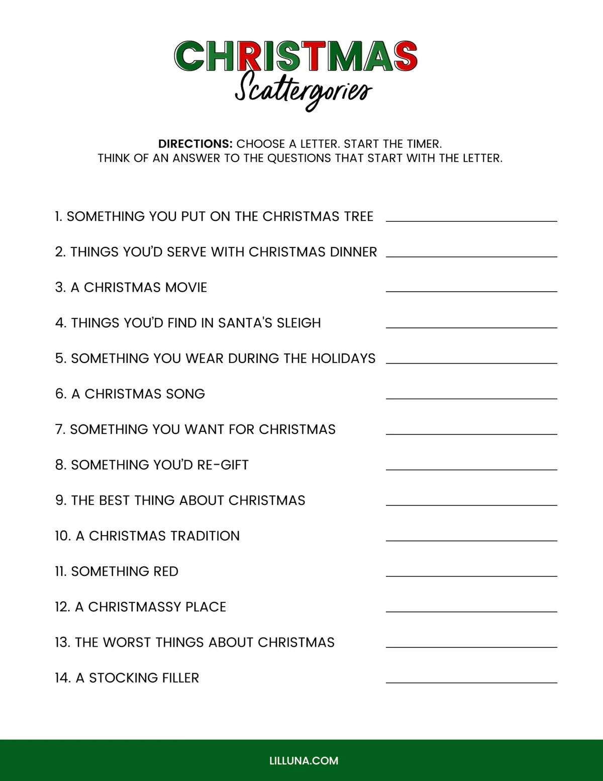 Free Printable Christmas Games {4 Freebies} | Lil&amp;#039; Luna inside Free Christmas Printable Games
