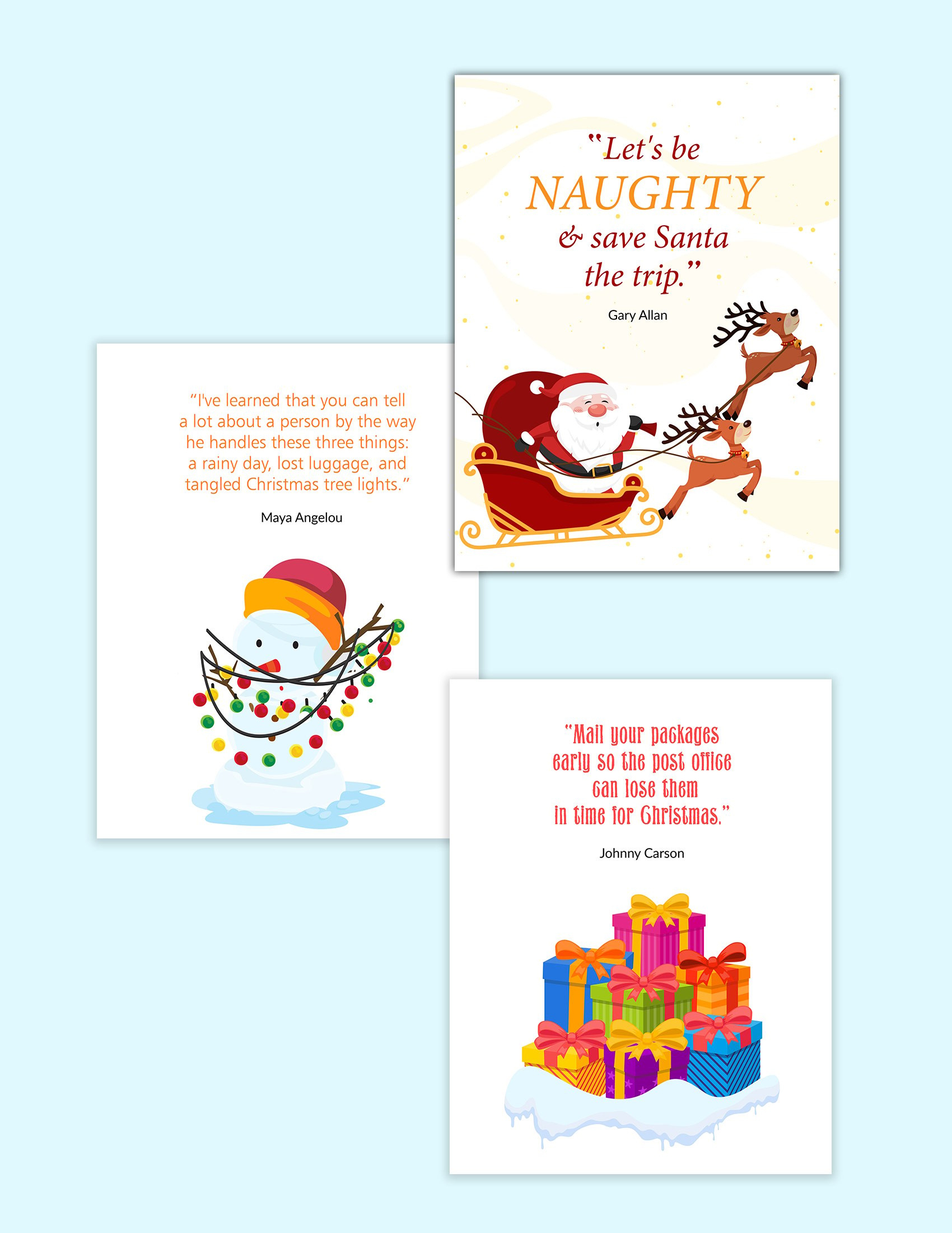 Free Printable Funny Christmas Quotes For Cards throughout Free Printable Christmas Card Funny