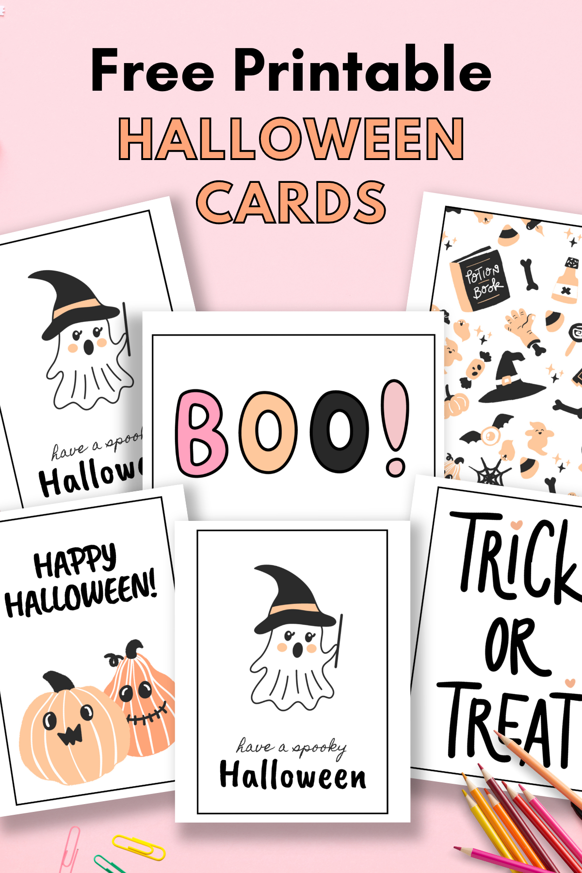 Free Printable Halloween Cards — Gathering Beauty inside Halloween Thank You Cards Printable Free
