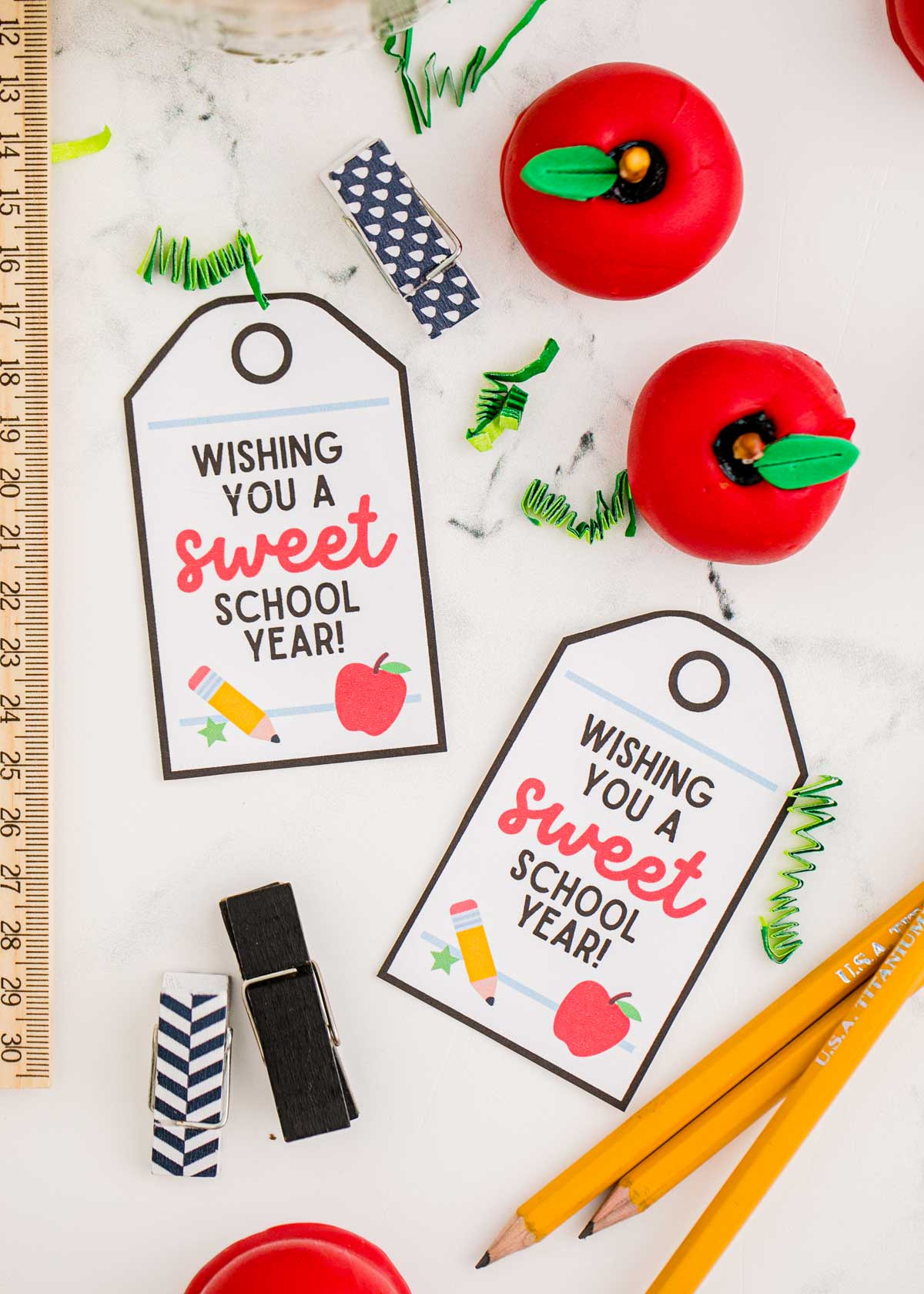 Free Printable Sweet Teacher Gift Tags - Play Party Plan with regard to Printable Teacher Christmas Tags